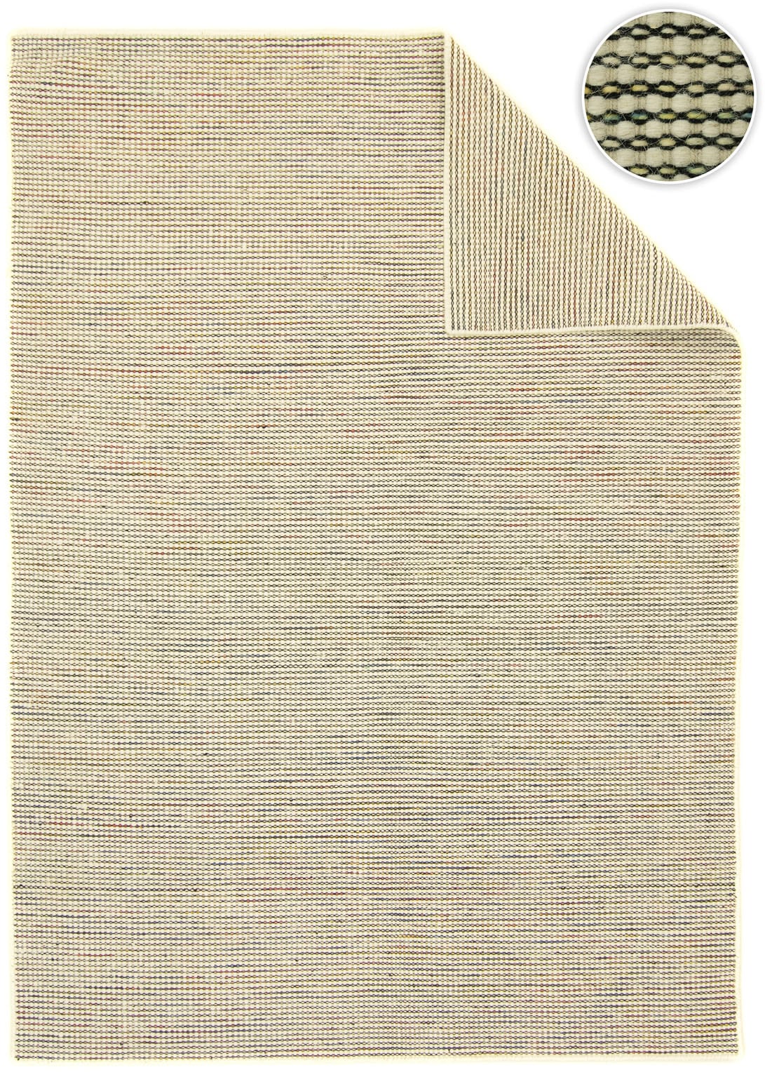morgenland Wollteppich »Arvin - Kelim Teppich - Trendy«, rechteckig, 1 mm Höhe, Flachgewebe