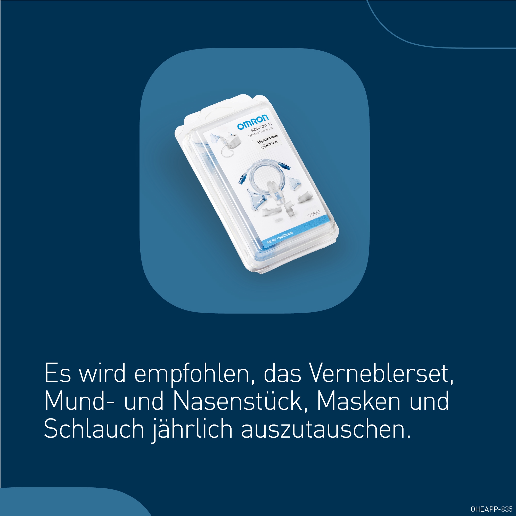 Omron Inhalationsgerät »X102 Total mit Nasendusche, zur Behandlung von Atemwegserkrankungen« mit Nasendusche