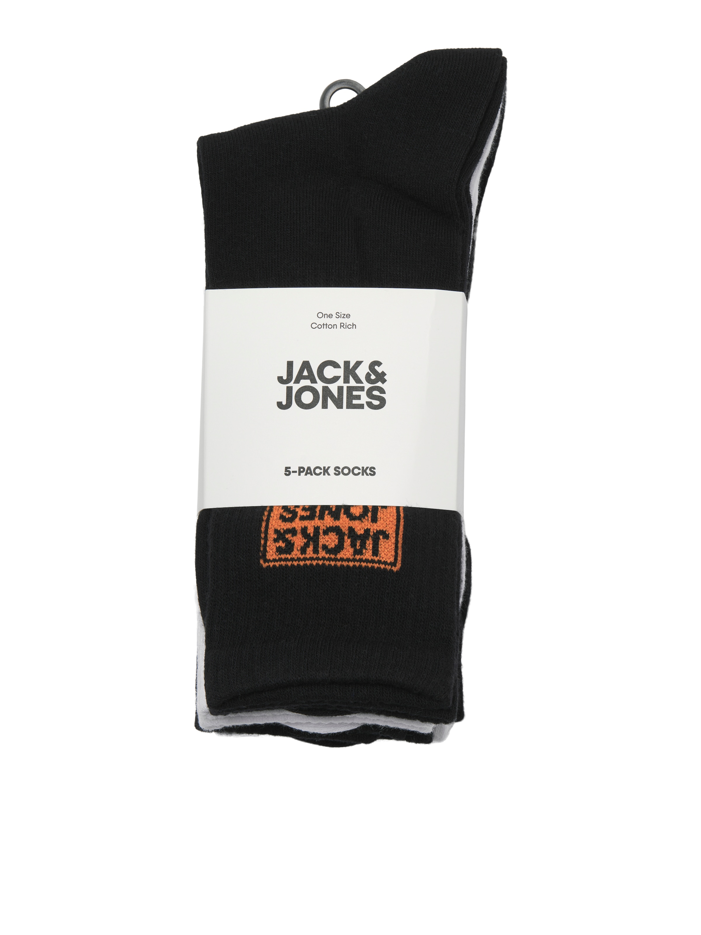 Jack & Jones Freizeitsocken »JACDAZE TENNIS SOCKS 5 PACK BTW« Packung, 5 Paar tlg. Baumwollmischung