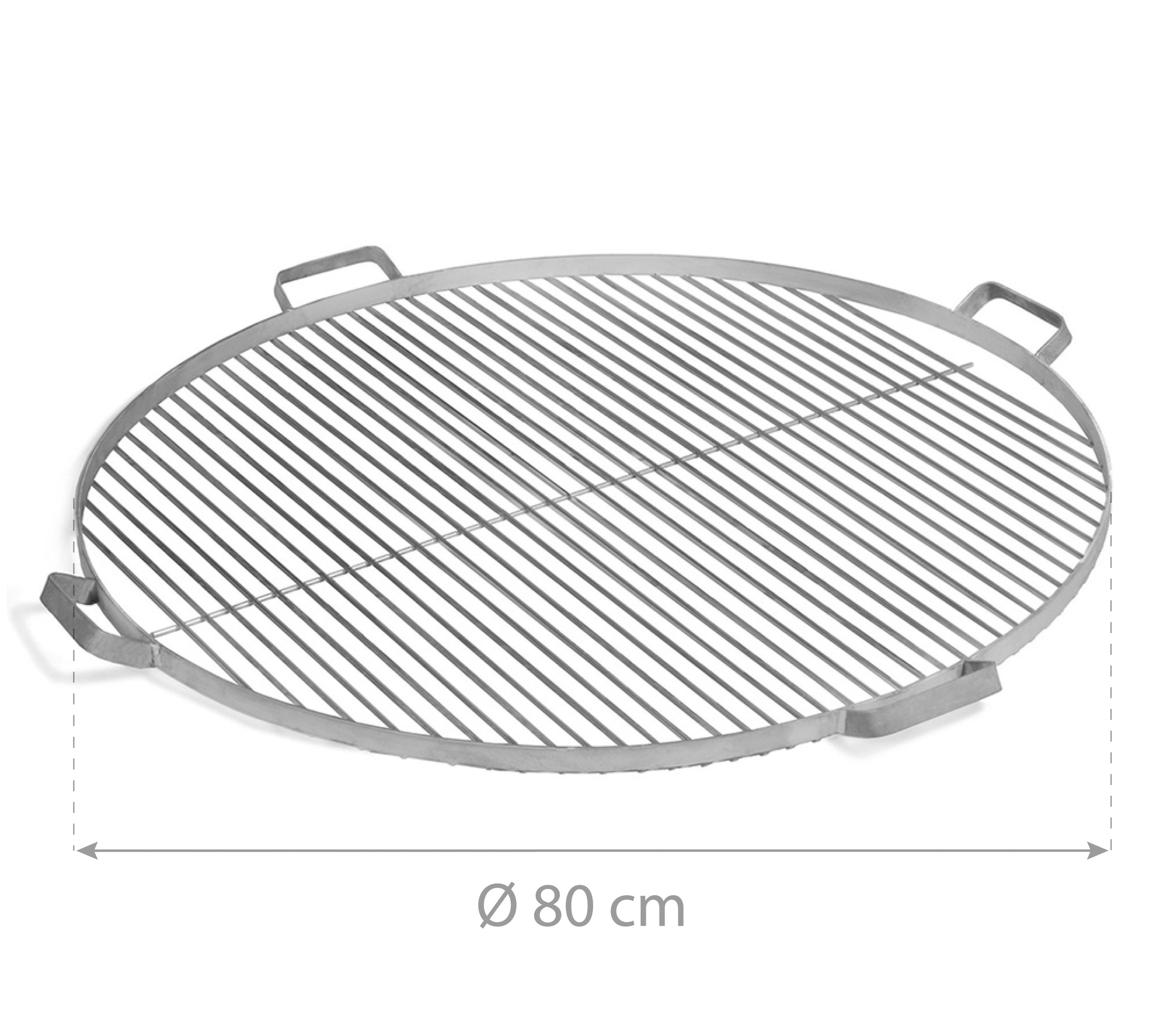 CookKing Grillrost, inkl. 4 Griffen, Ø 80 cm