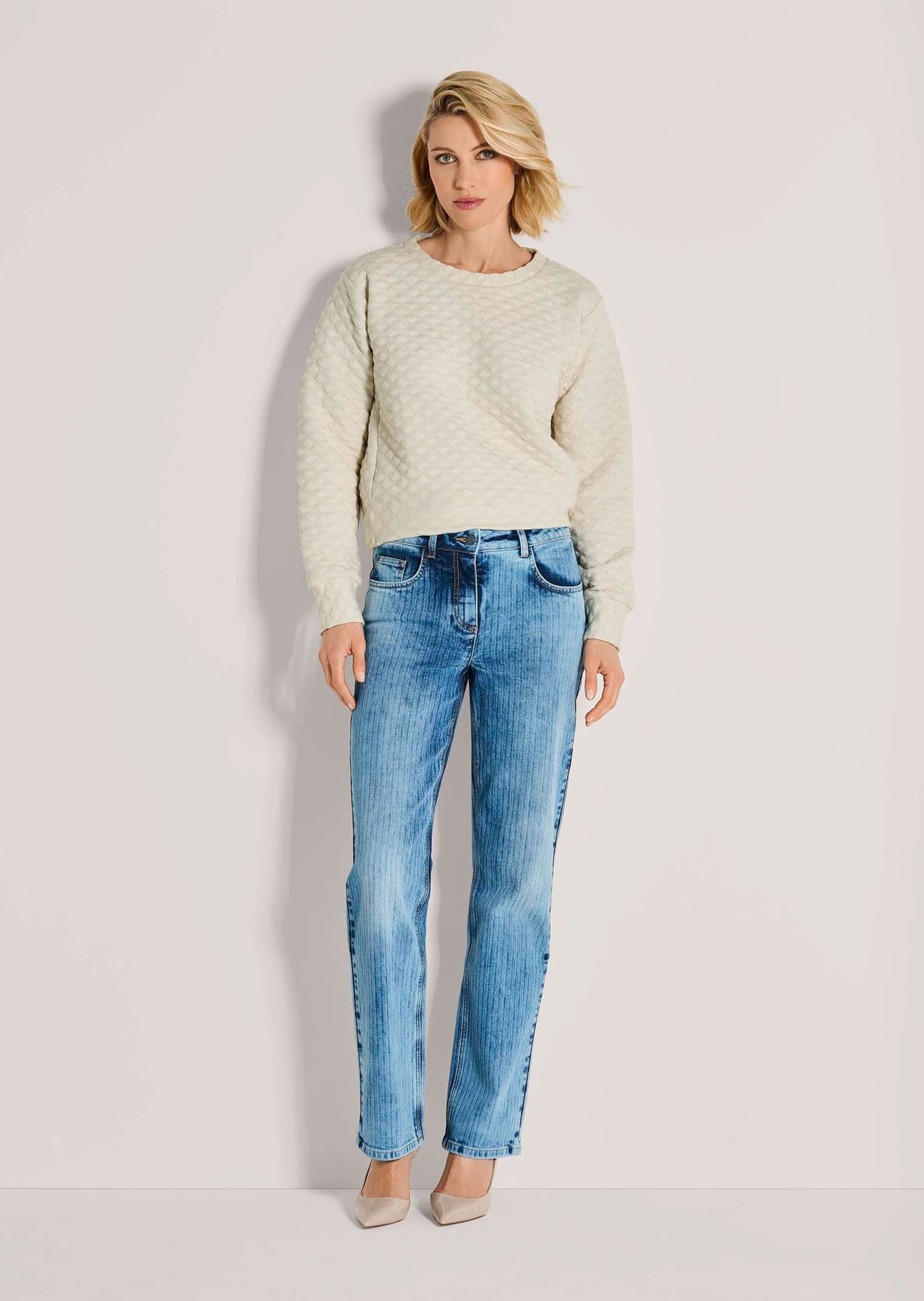 MADELEINE Regular-fit-Jeans "Jeans High Waist Five-Pocket-Jeans" günstig online kaufen