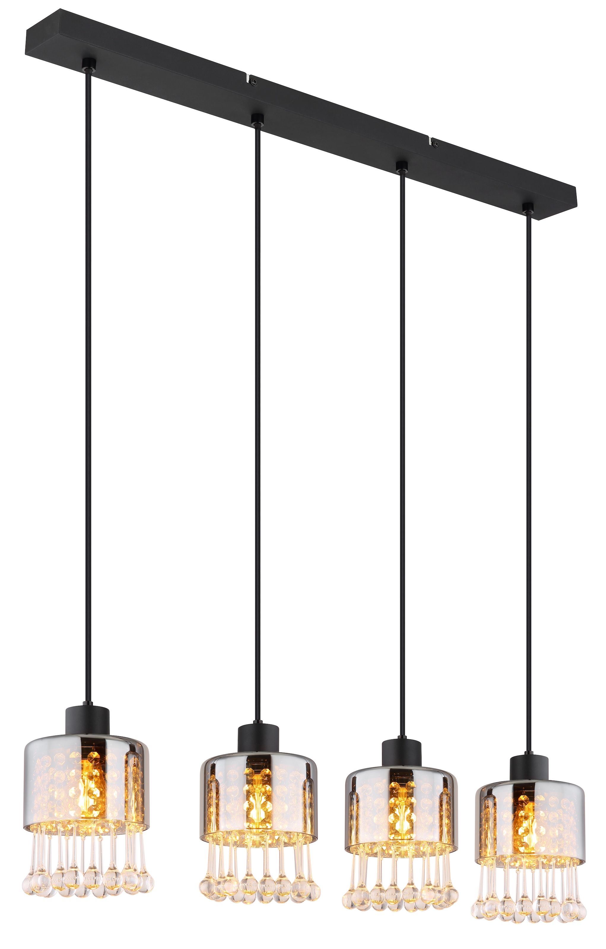 GLOBO LIGHTING Hängeleuchte »HENDRY« E27 1 Stk. Hängeleuchte für Esszimmer Kristall modern