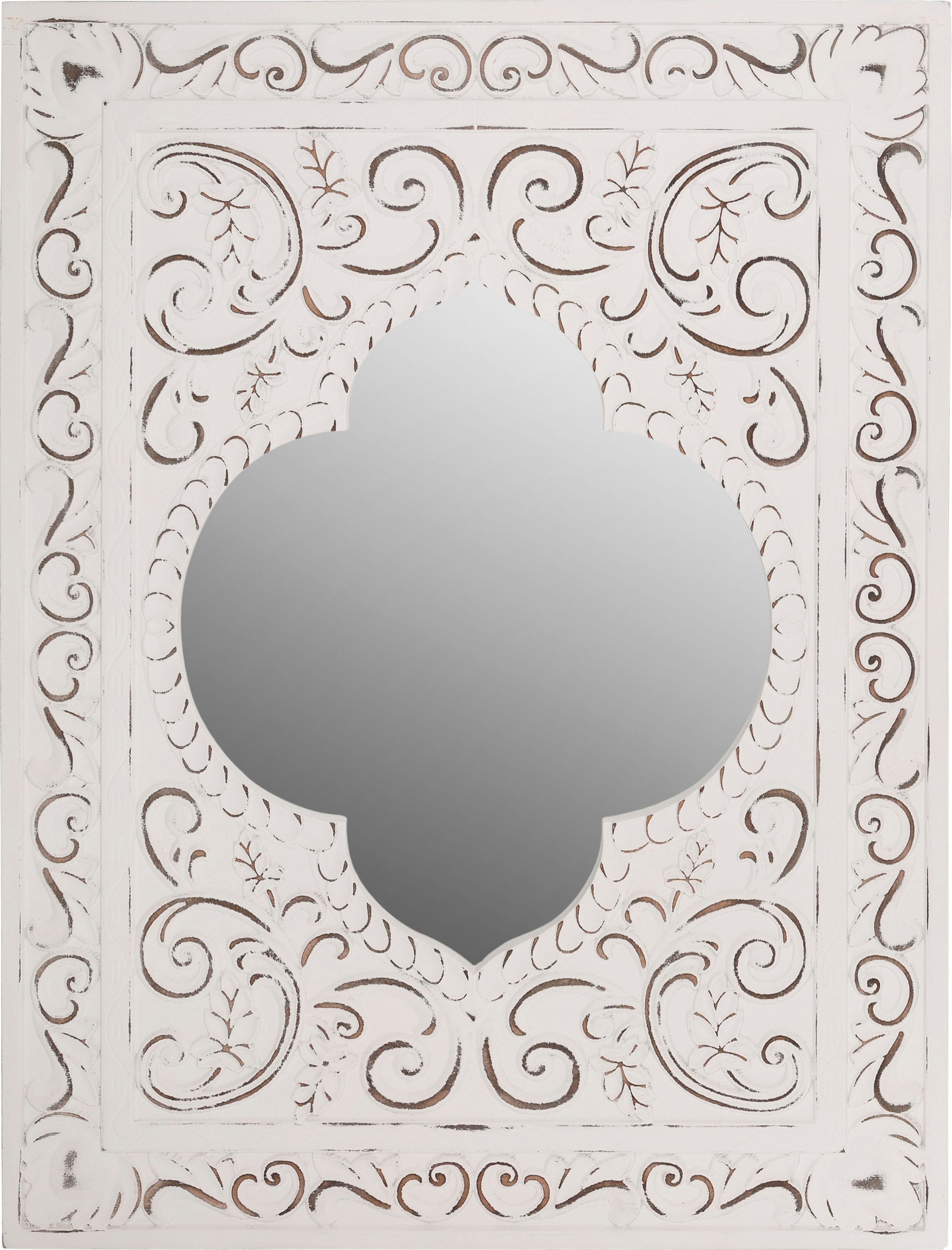 my Flair Dekospiegel BAUR weiß, bestellen rechteckig, Orient (1 Wandspiegel, | Optik »Felicitas«, St.), Landhaus