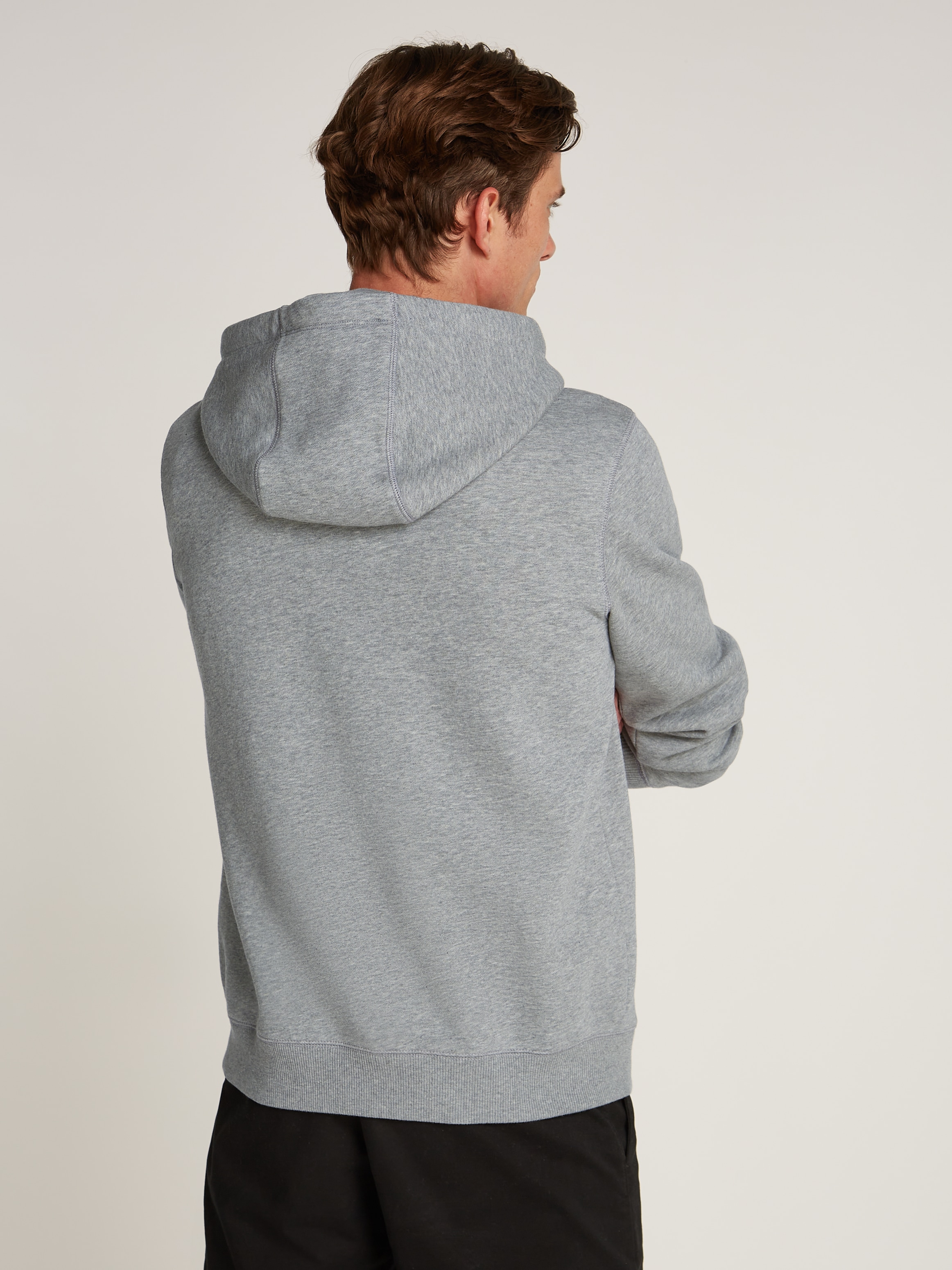 Tommy Hilfiger Sweatjacke »SMALL TOMMY LOGO ZIP HDD«, mit Logoschriftzug