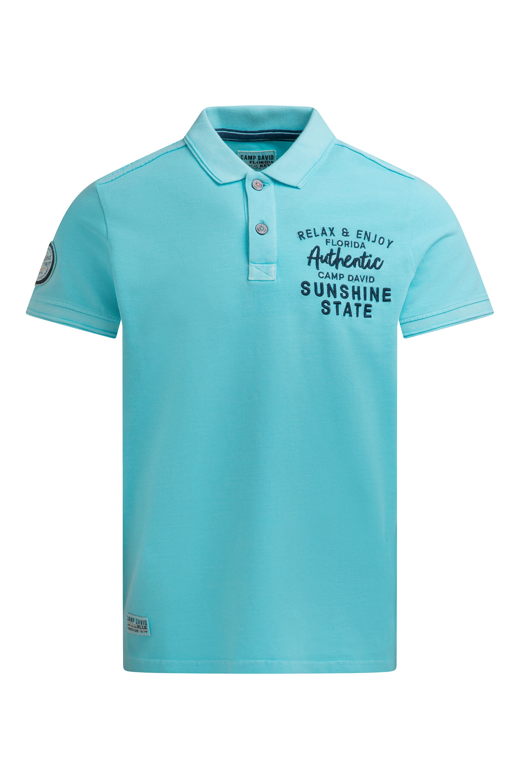 CAMP DAVID Poloshirt aus Baumwolle
