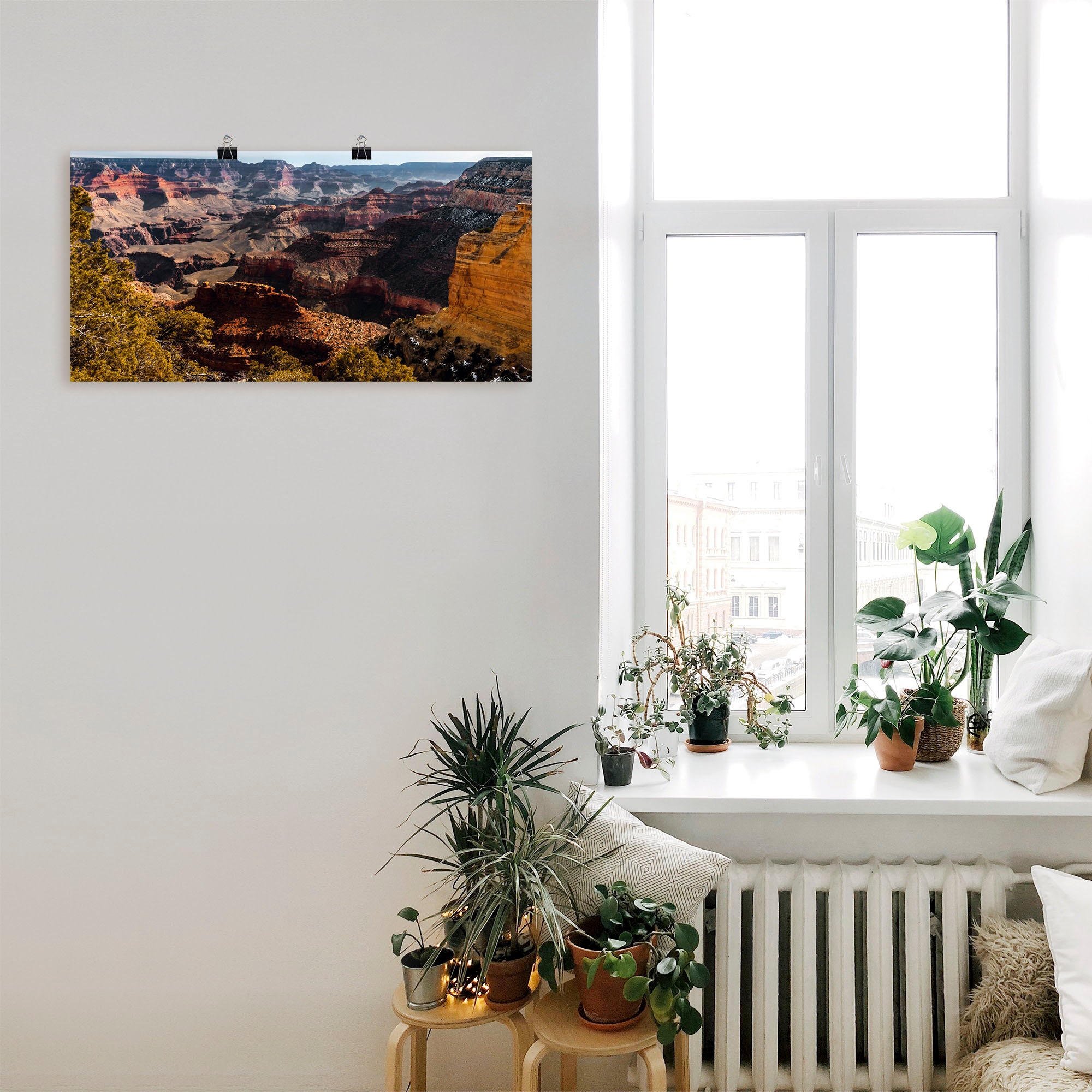 Artland Poster "Grand Canyon", Felsen, (1 St.), als Alubild, Leinwandbild, günstig online kaufen