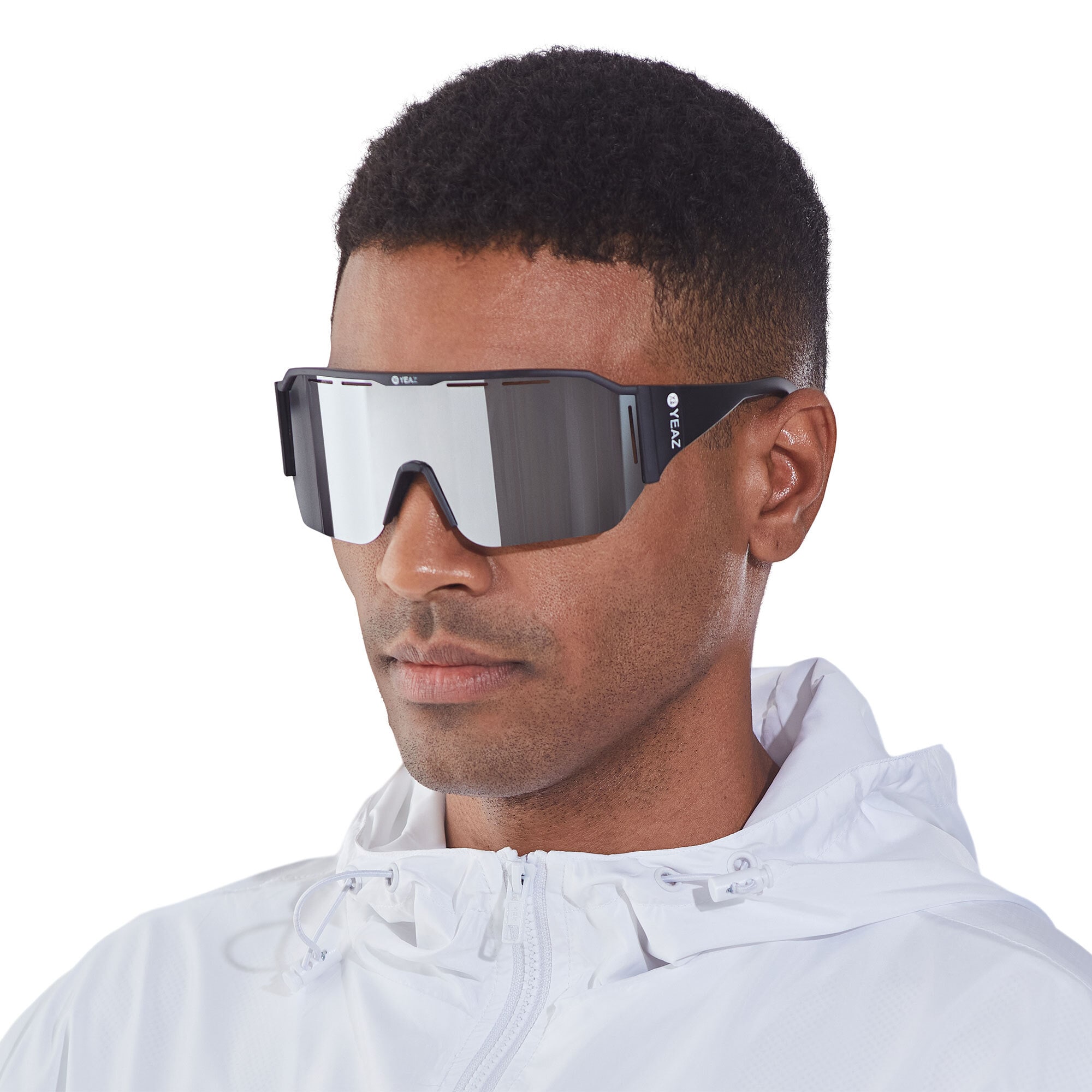 YEAZ Sportbrille »Sport-Sonnenbrille Black/Silver SUNVIBE«