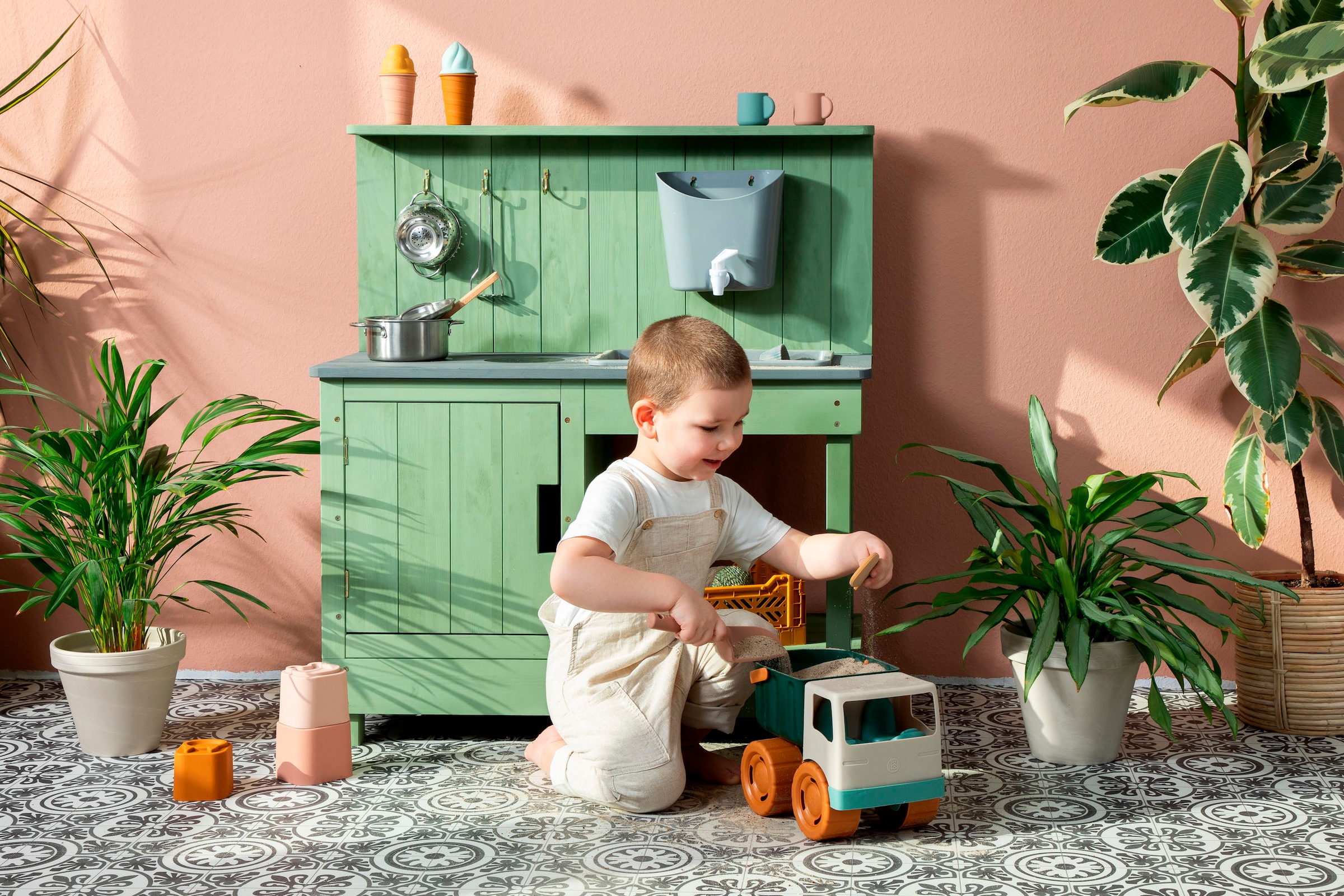 MUDDY BUDDY® Outdoor-Spielküche »Mud Expert, eukalyptus«, FSC® - schützt Wald - weltweit