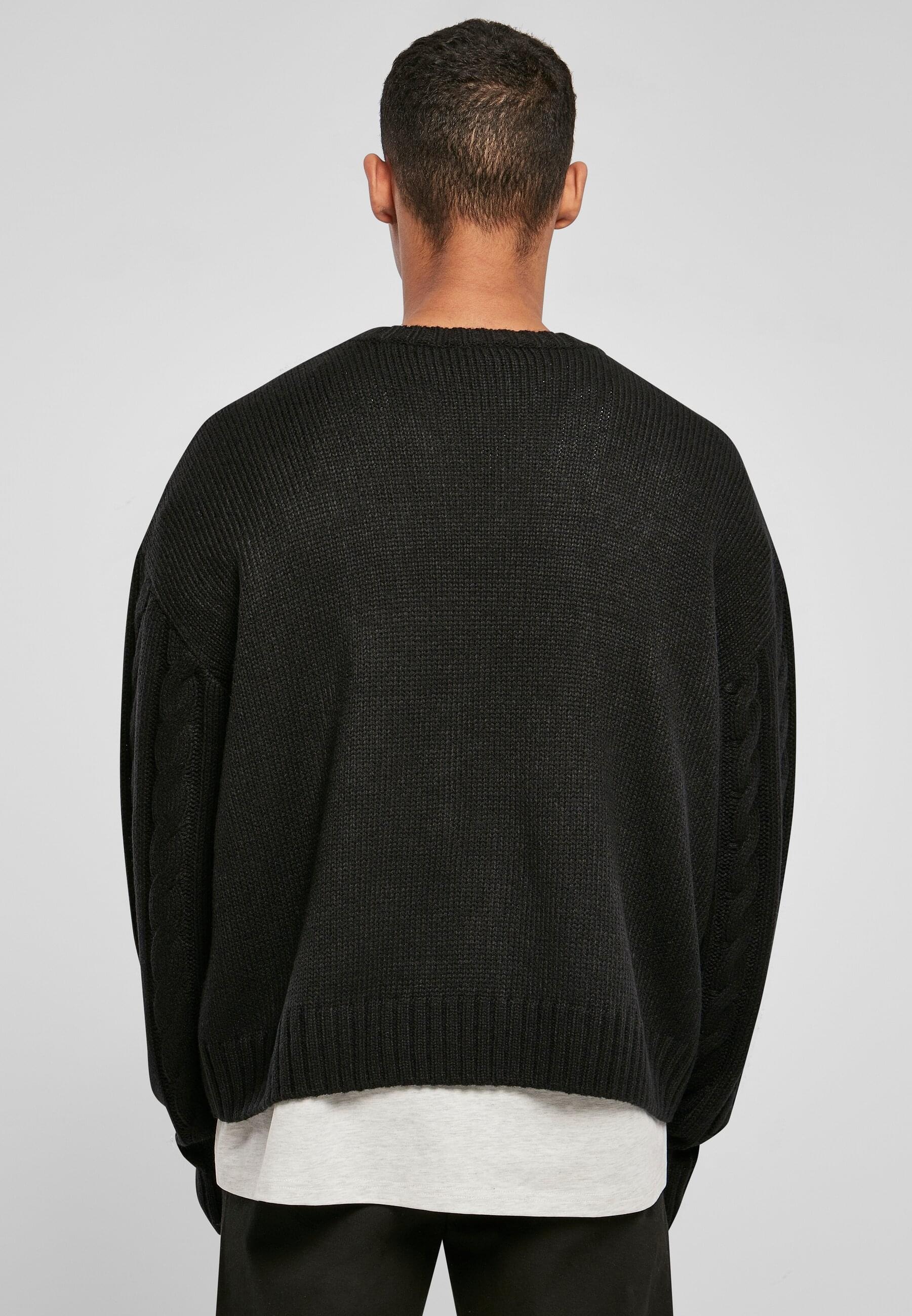 URBAN CLASSICS Rundhalspullover »Urban Classics Herren Boxy Sweater«, (1 tlg.)