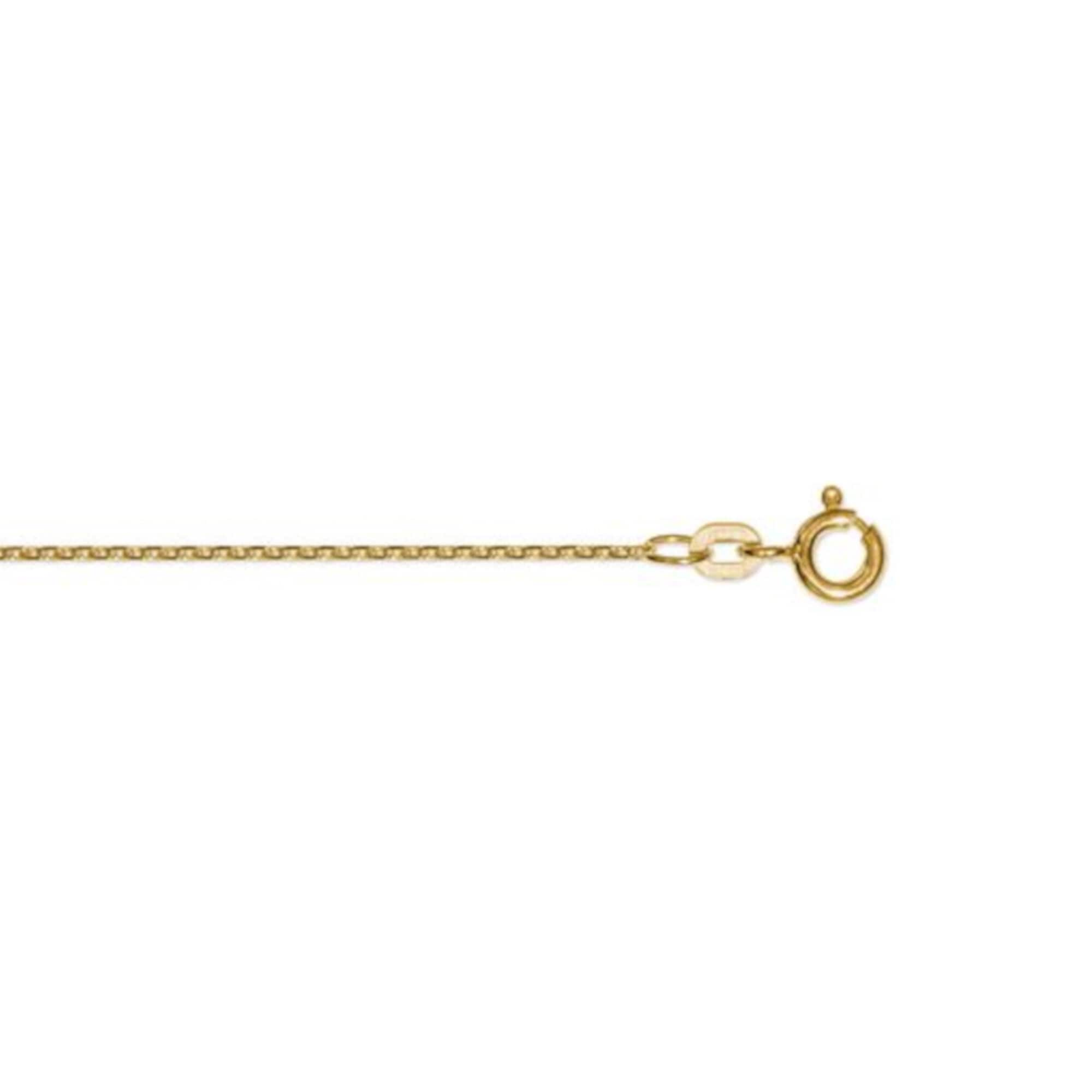 ONE ELEMENT Goldkette »Halskette aus 333 Gelbgold Ø 1,20 mm«, Damen Gold Schmuck Rundankerkette