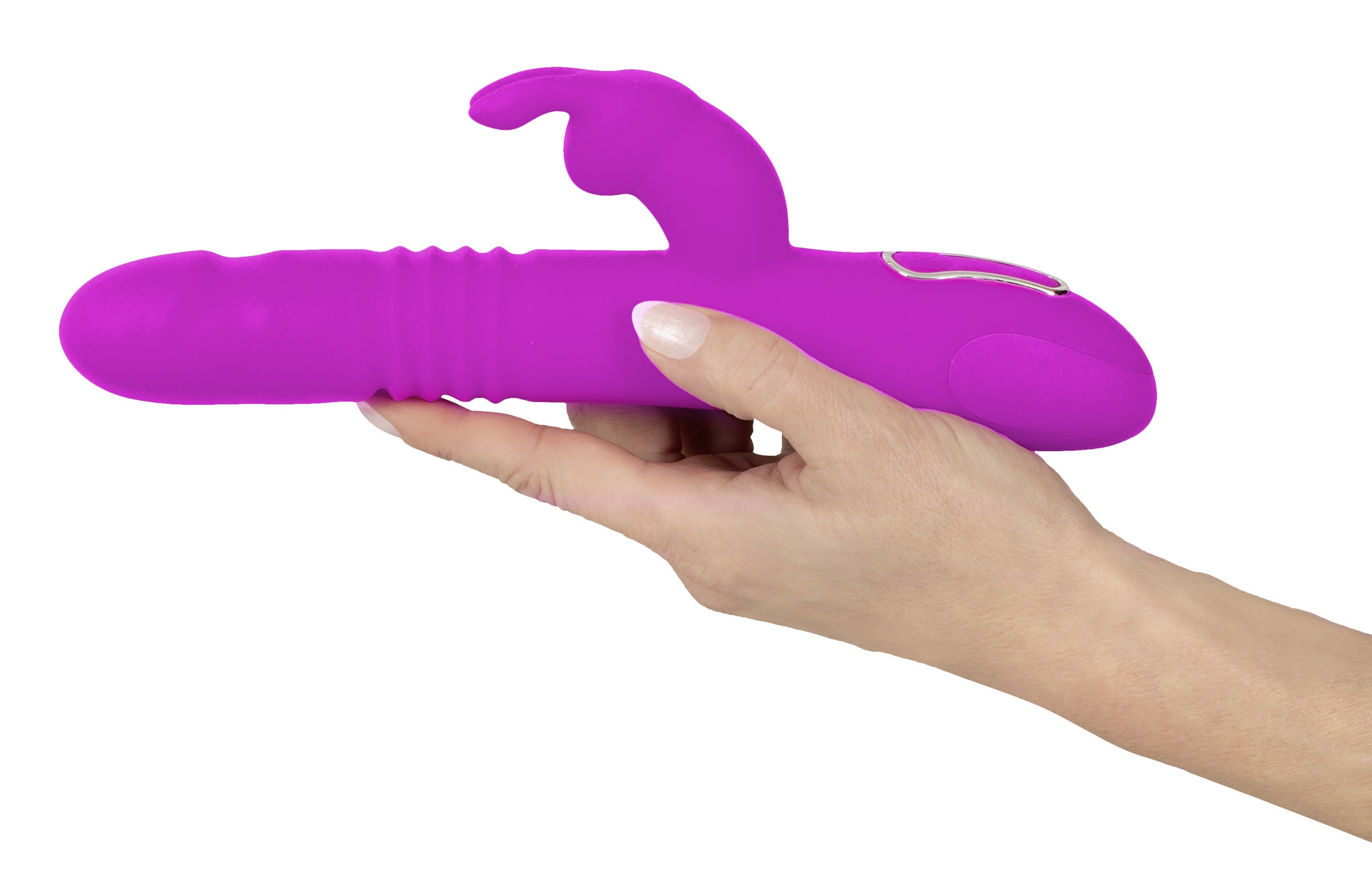 Sweet Smile Vibrator »Vibrator mit Stoßfunktion Thrusting Rabbit«