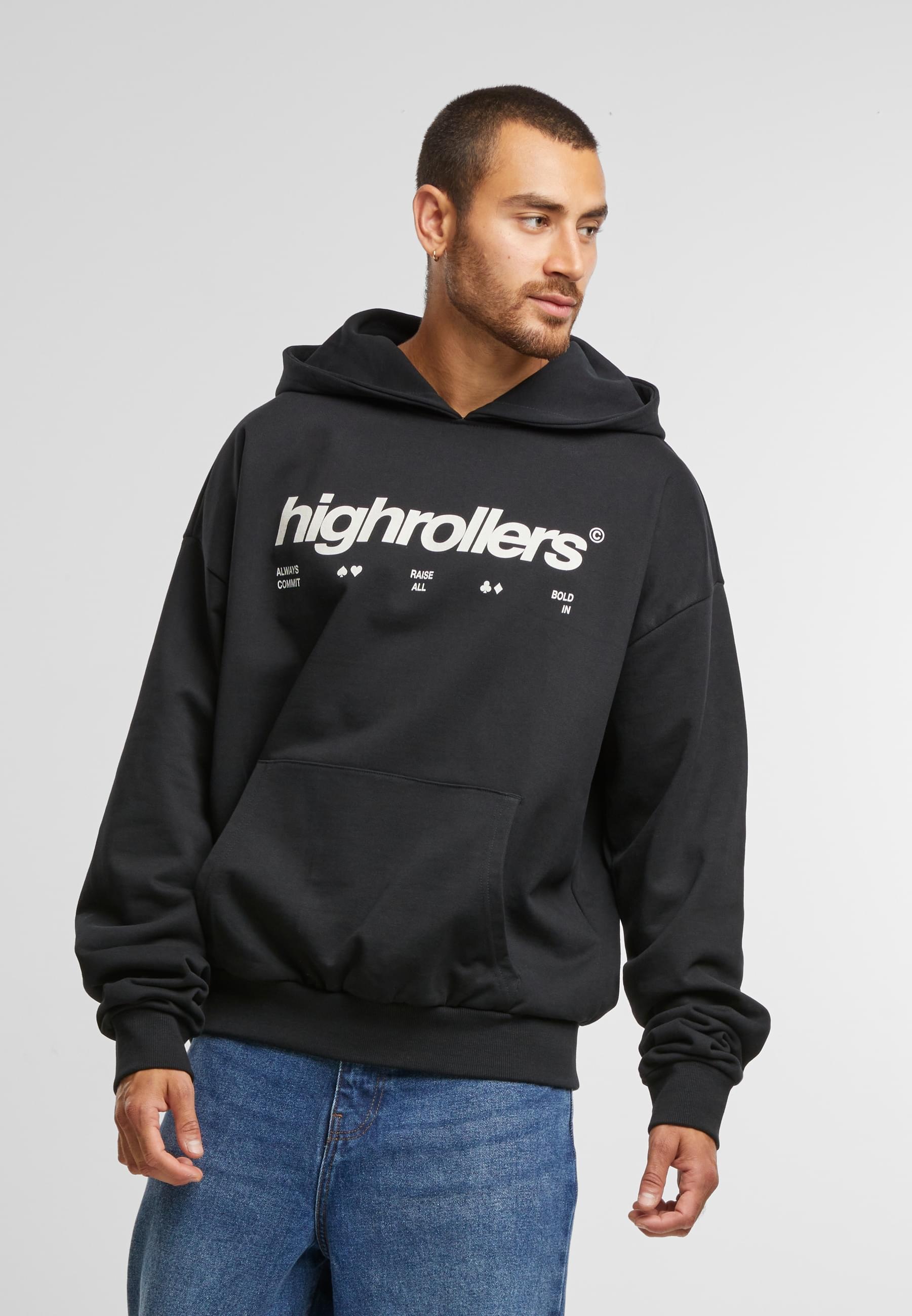 MisterTee Kapuzensweatshirt »MisterTee Highrollers Oversize Hoody«, (1 tlg.)