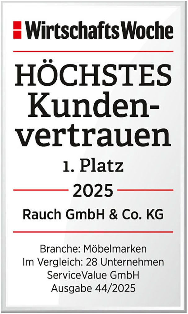 rauch Drehtürenschrank »Schrank Garderobe SKAT SHINE Breiten 151/201/251/301cm, Höhe 223/235cm« 3 verschiedene Ausstattungen BASIC/CLASSIC/PREMIUM (inkl. SOFT-CLOSE),  edle Schrankfront mittig hochwertige Glasrahmentüren MADE IN GERMANY