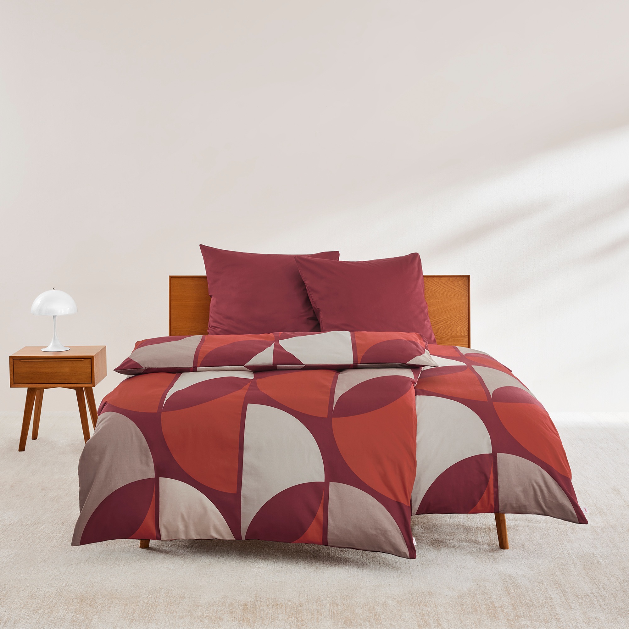 s.Oliver Bettwäsche "Satinbettwäsche s.Oliver" 2 Stk. Im Retro Design günstig online kaufen