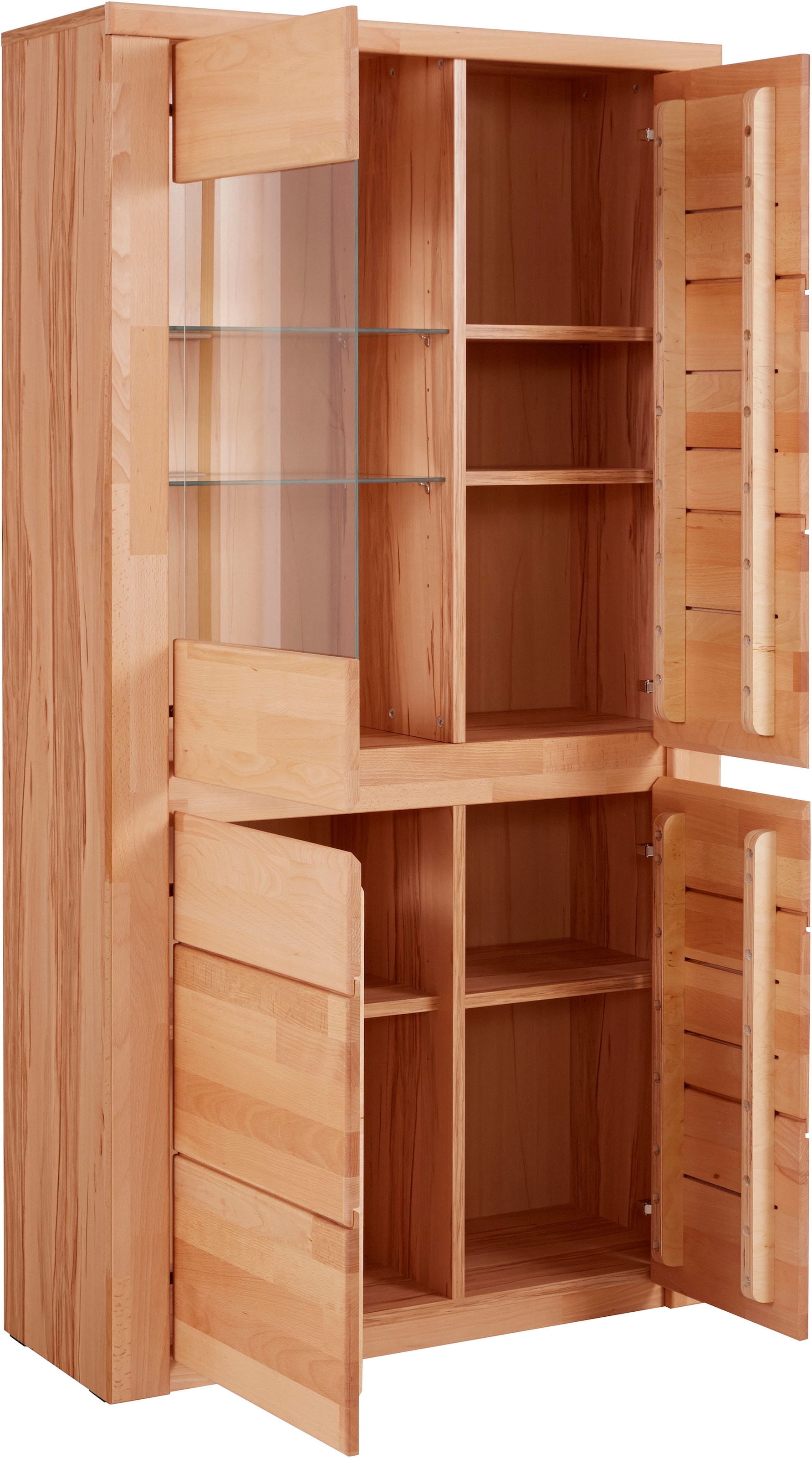 Home affaire Vitrine »Burani«, grifflose Optik