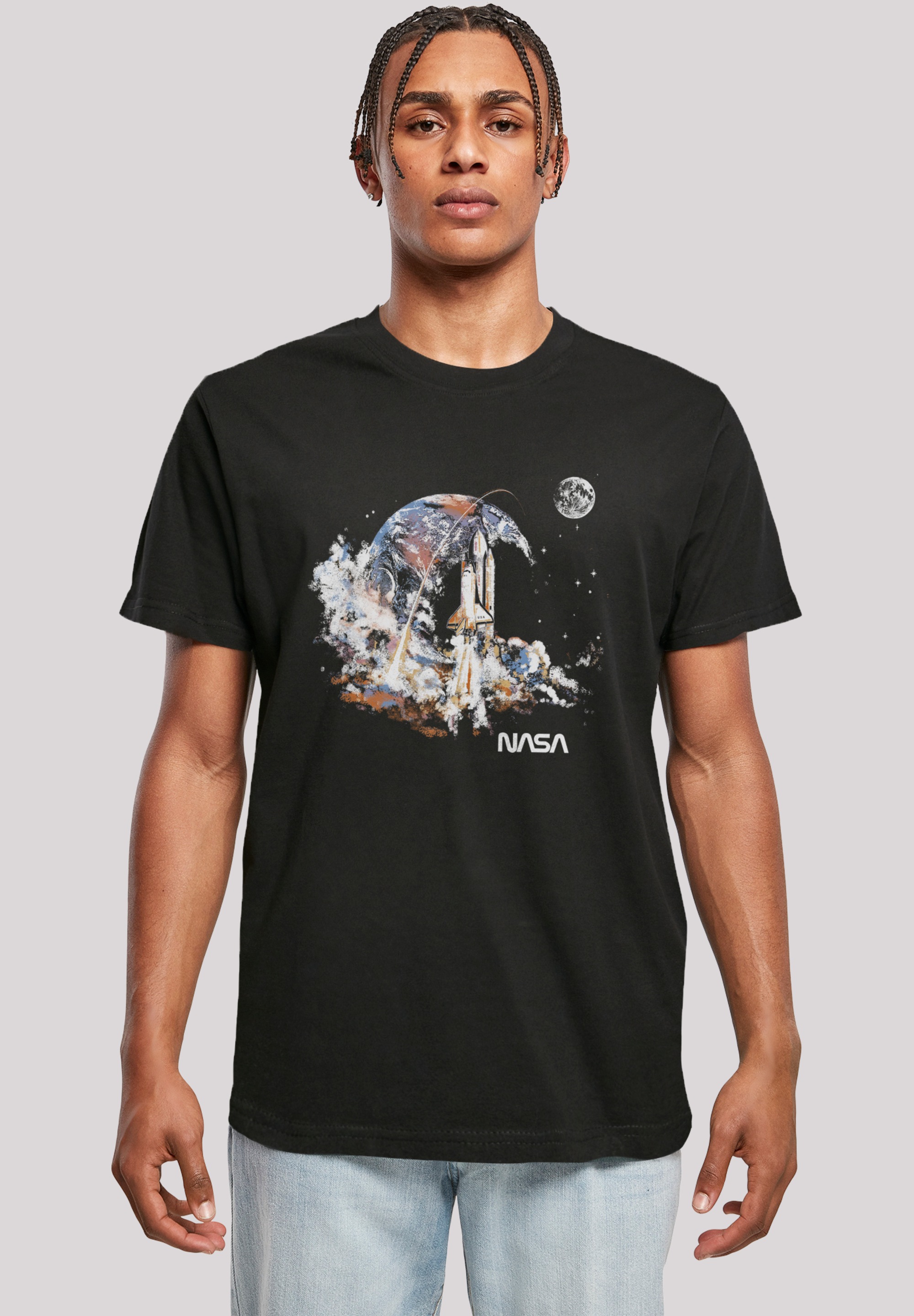 F4NT4STIC T-Shirt "NASA Take Off Earth Montage", Premium Qualität günstig online kaufen