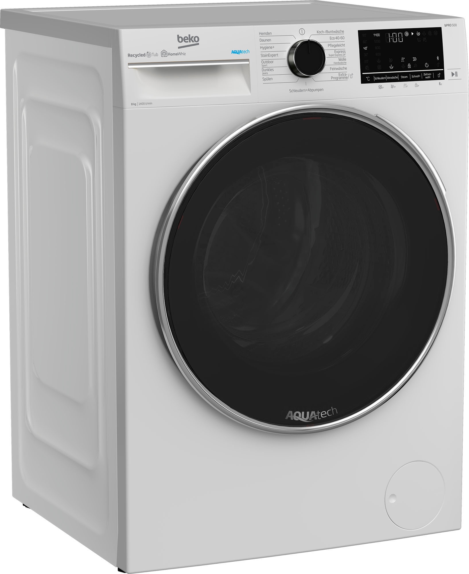 BEKO Waschmaschine »B5WFU58418W«, B5WFU58418W, 8 kg, 1400 U/min