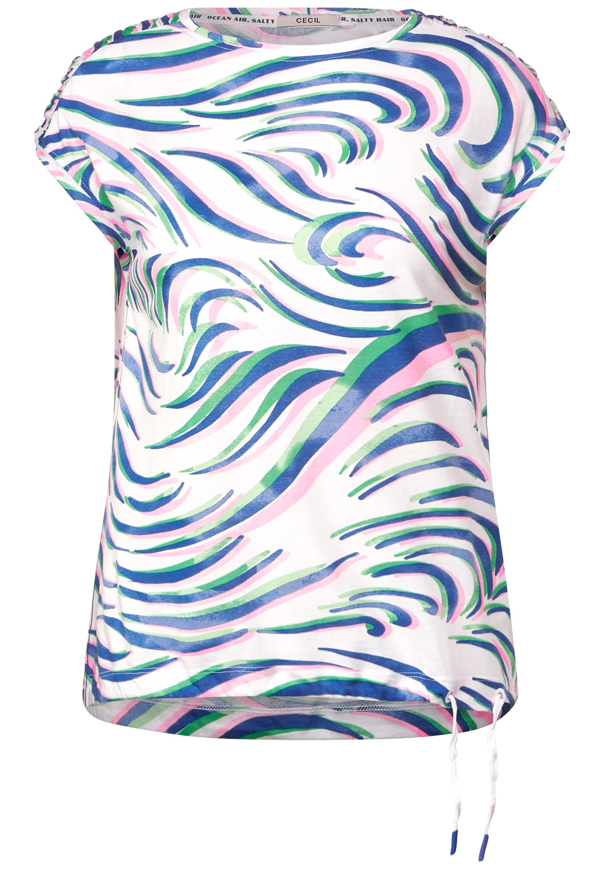 Cecil T-Shirt, BAUR kaufen | softem aus Materialmix