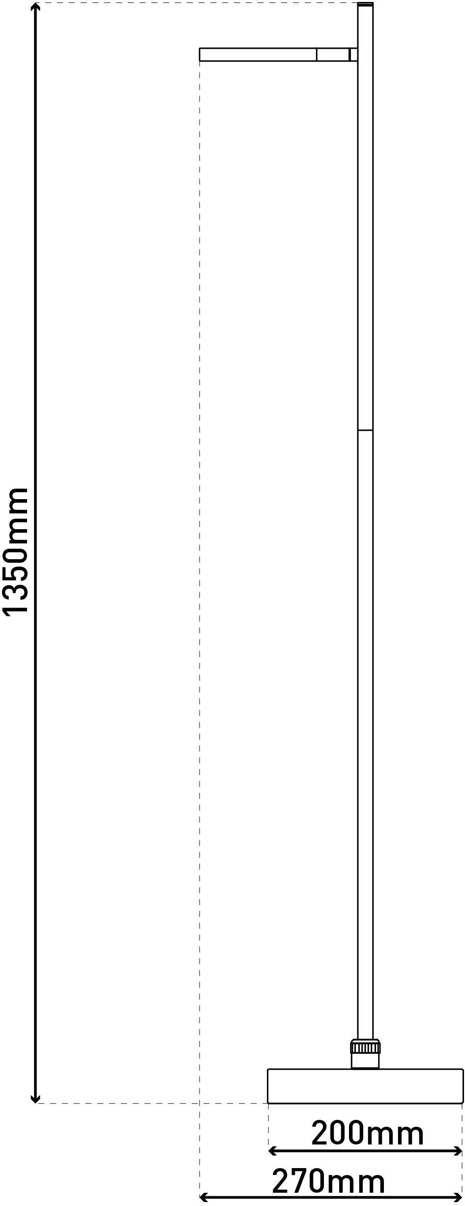 näve LED Stehlampe »Lupa«, 1 flammig, Leuchtmittel LED-Modul | LED wechselbar, Akkuleuchte, USB-C Kabel, weiß, dimmbar(Touch), Schirm drehbar, Metall