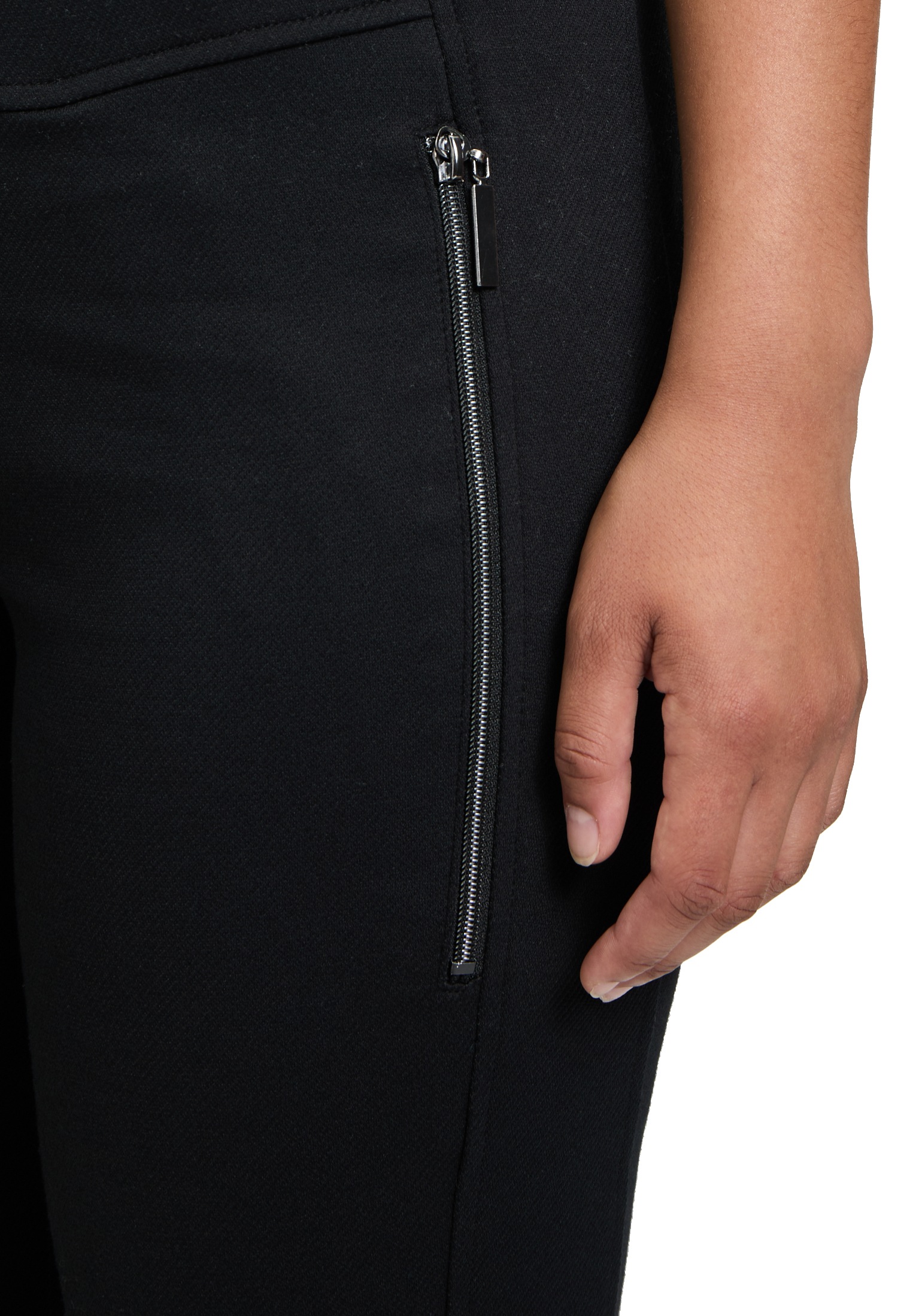 Cartoon Stoffhose »Cartoon Damen Casual-Hose mit Reißverschlusstaschen«, Material