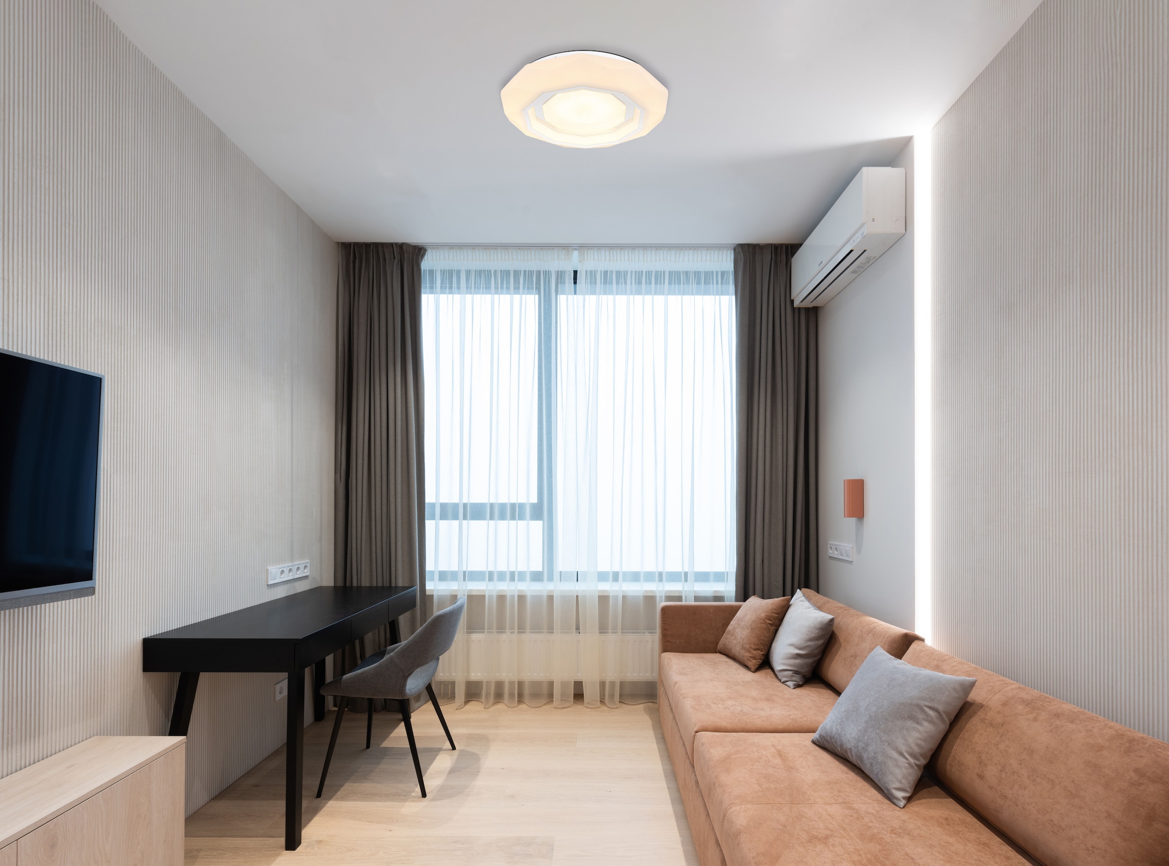 GLOBO LIGHTING LED Deckenleuchte »HOKKI«, Leuchtmittel LED-Modul | LED fest integriert, Deckenlampe/rund/Wohnzimmer/Schlafzimmer/elegant