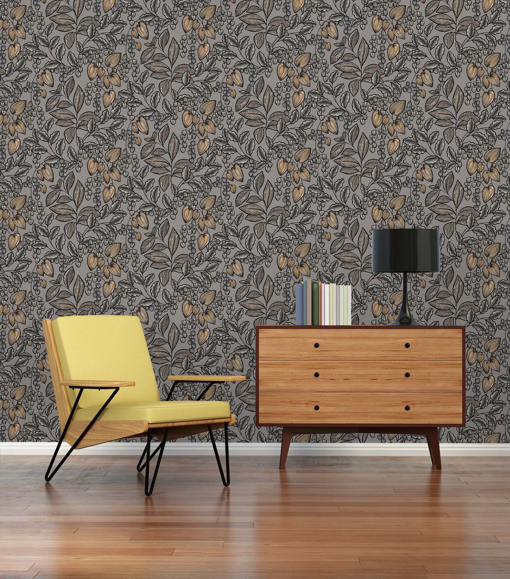 Architects Paper Vliestapete »Floral Impression«, floral-botanisch-Wald, Tapete Blumen Tapeten Wohnzimmer Schlafzimmer Küche modern Design Büro