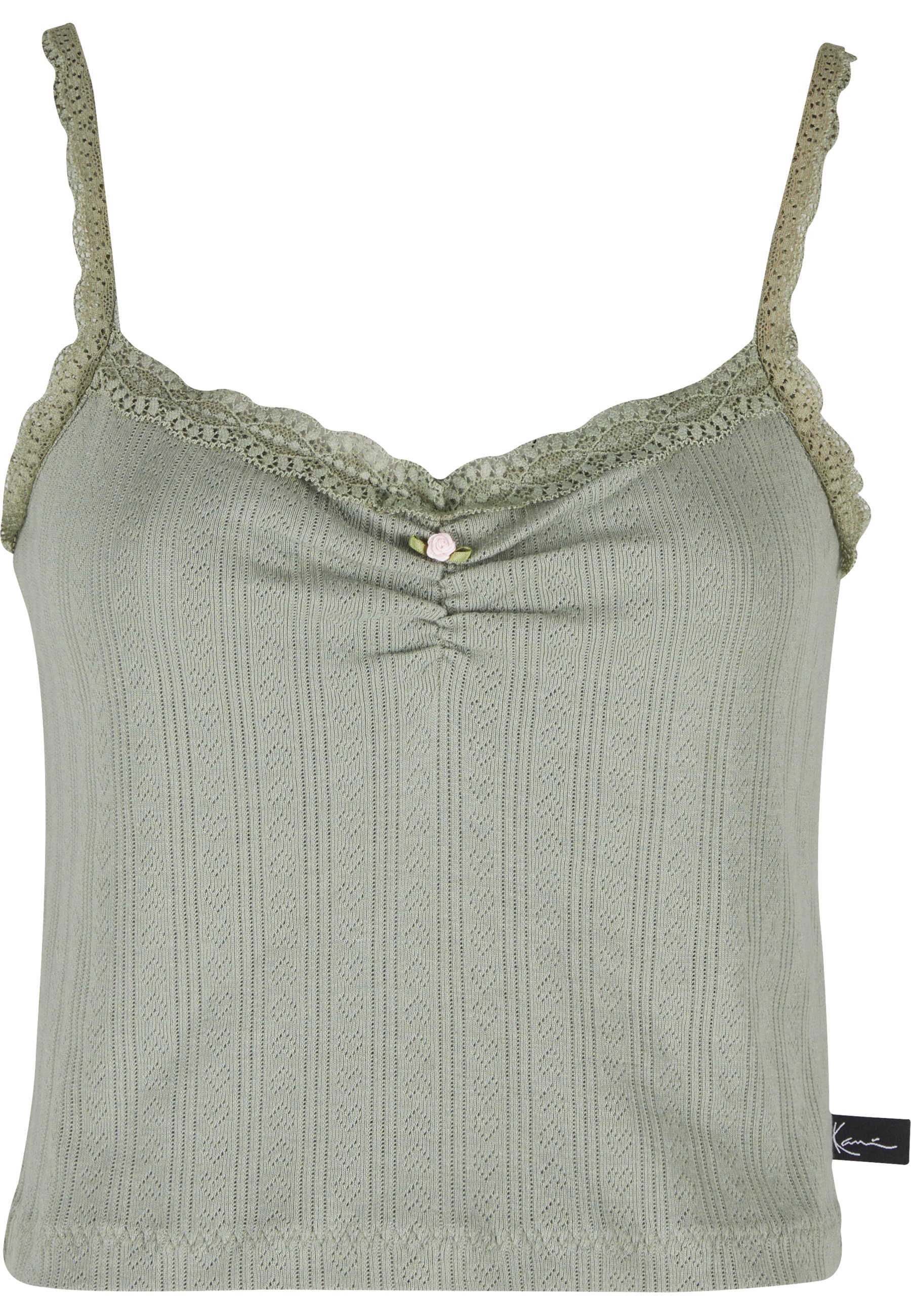 Karl Kani Muskelshirt "Karl Kani Woven Signature Pointelle Top" 1
