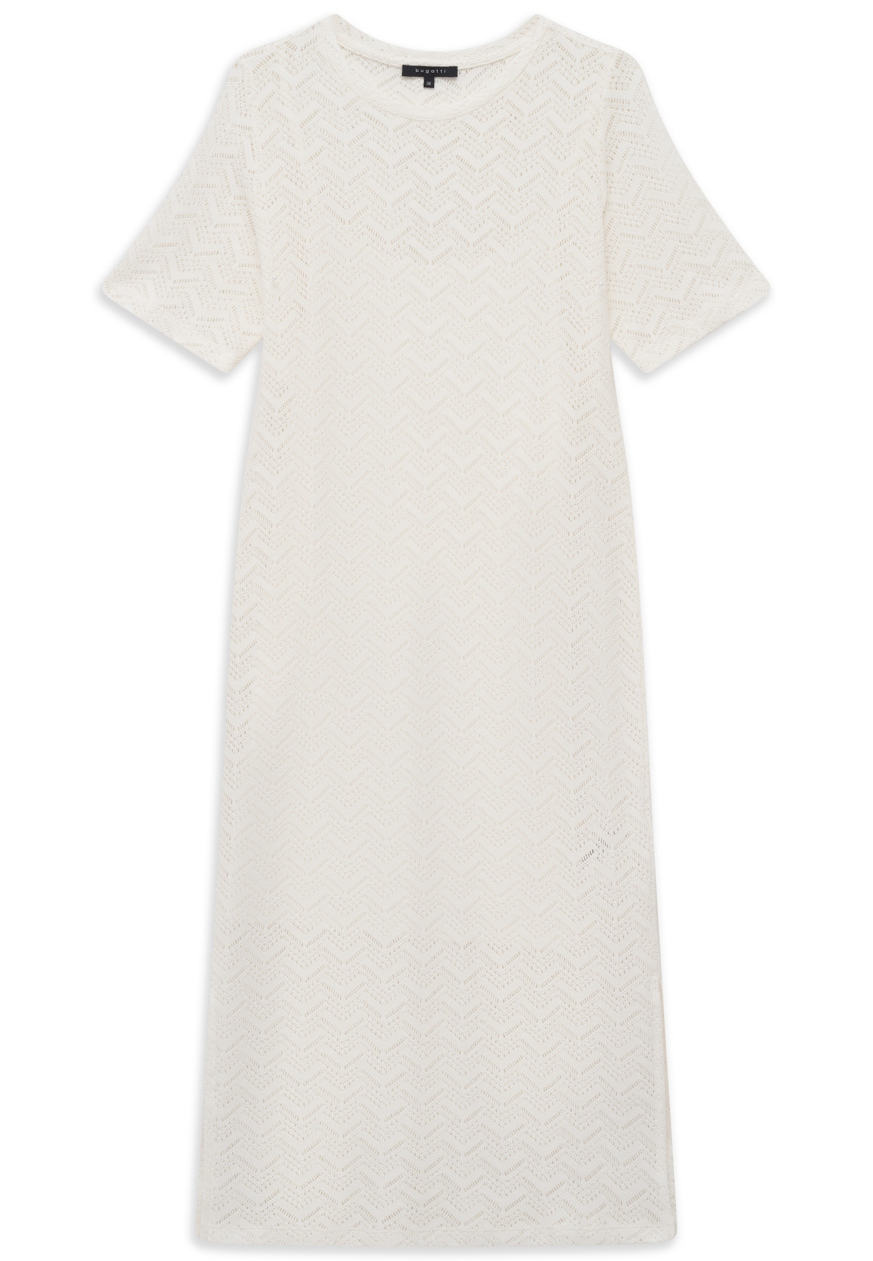 bugatti Sommerkleid mit Struktur aus Baumwollmix