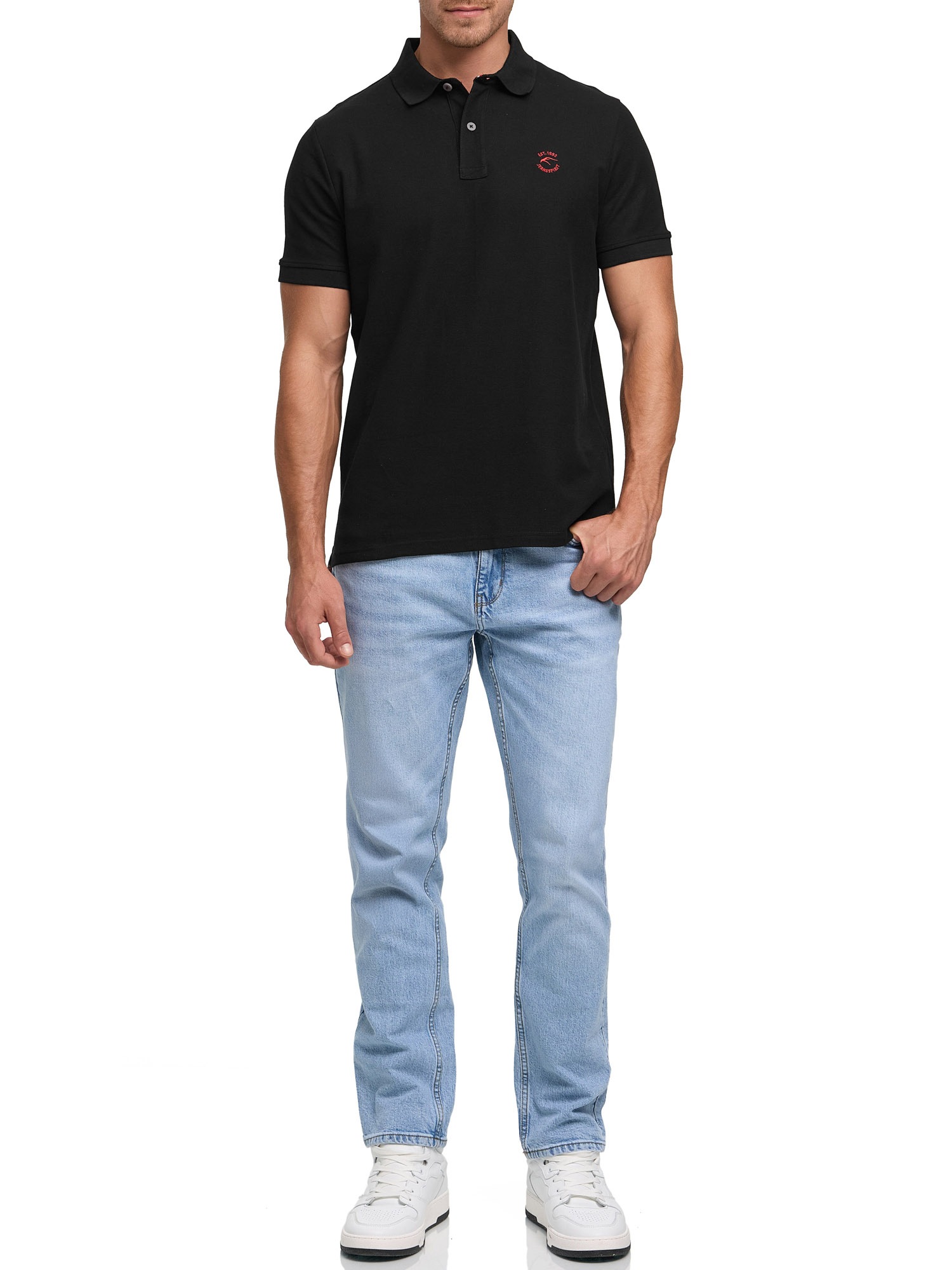 Indicode INWadim Poloshirt Schwarz Gr. M 8
