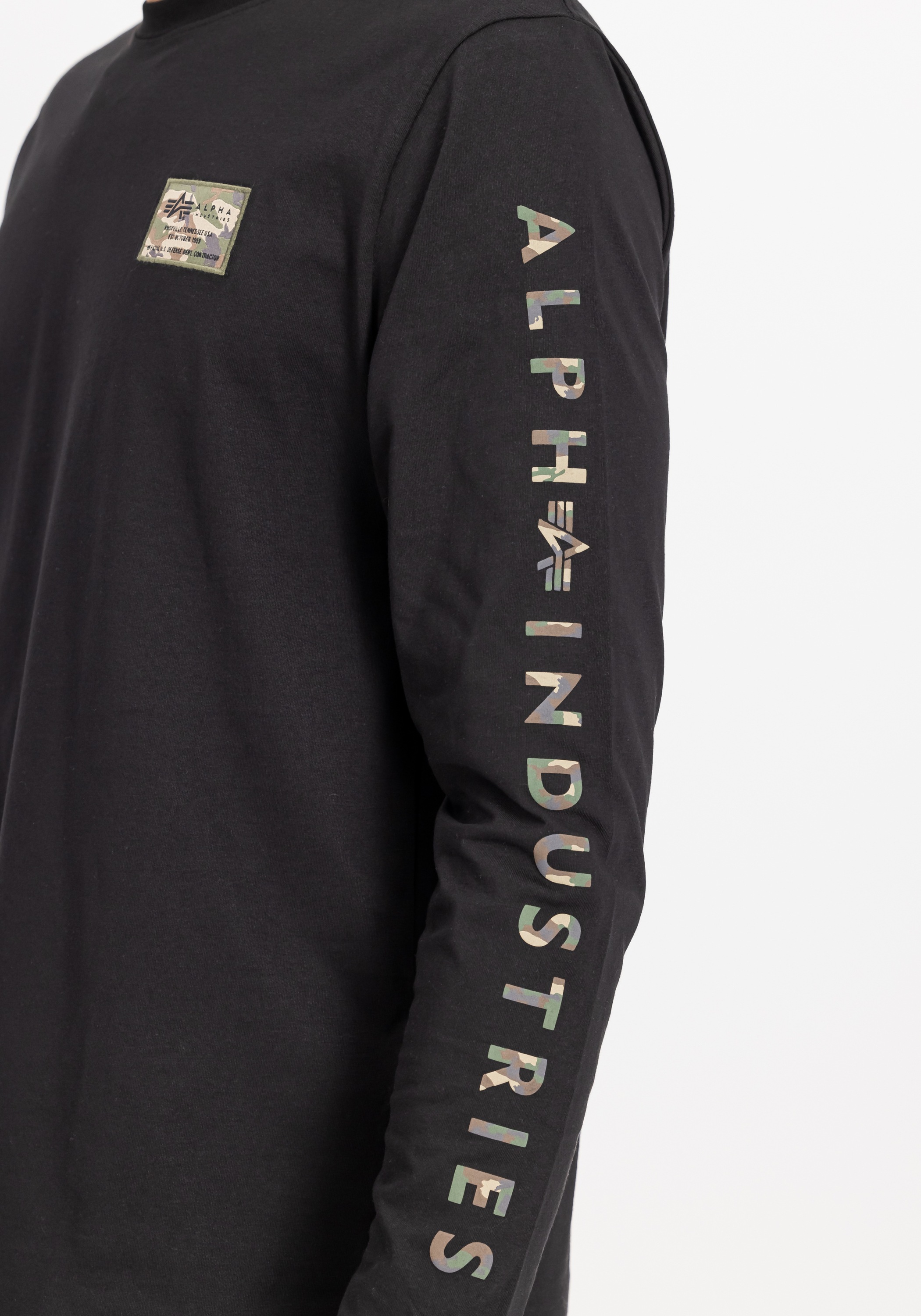 Alpha Industries Longsleeve »Alpha Industries Men - Longsleeves Camo Sleeve Longsleeve«