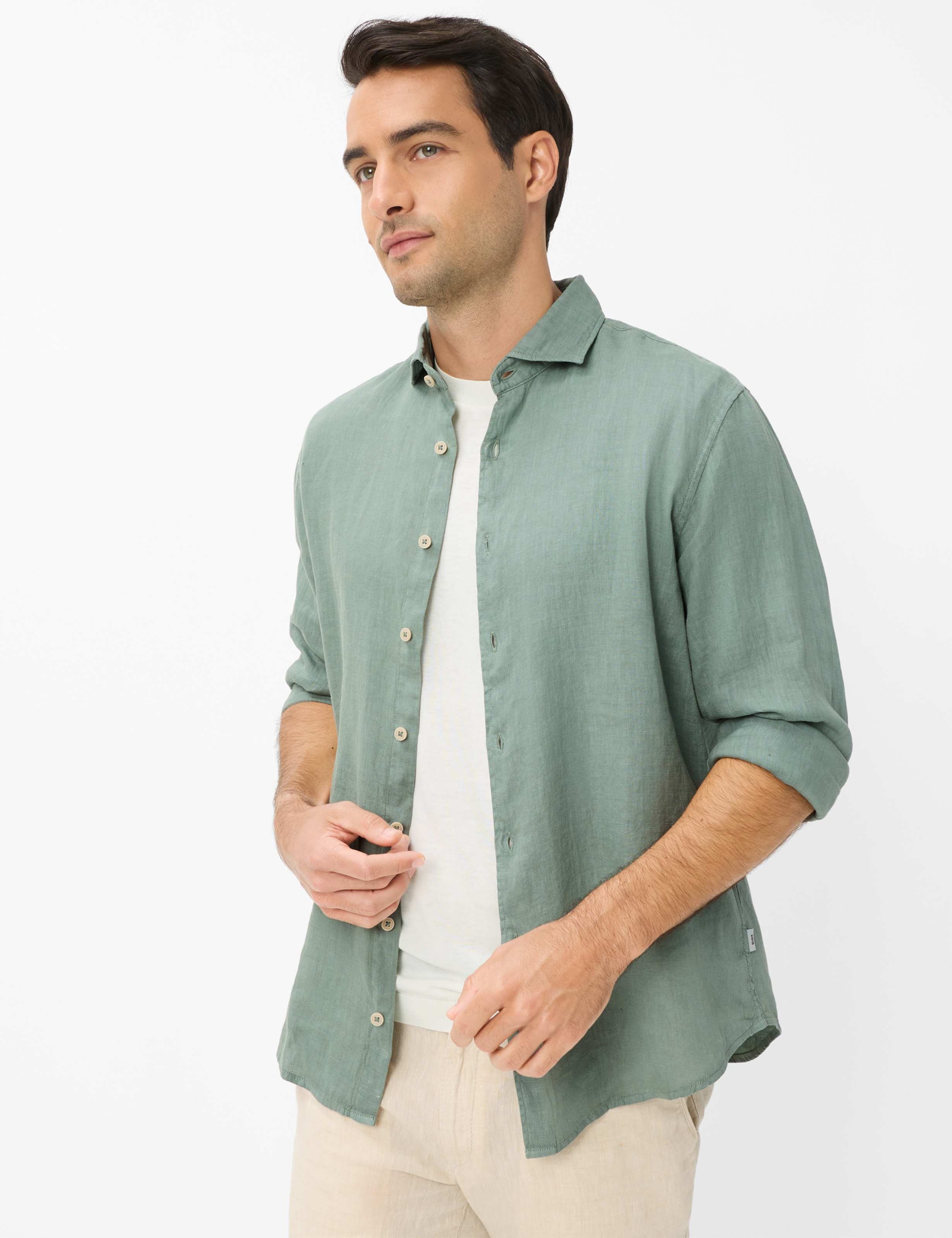 Brax Leinenhemd »Style HAROLD«