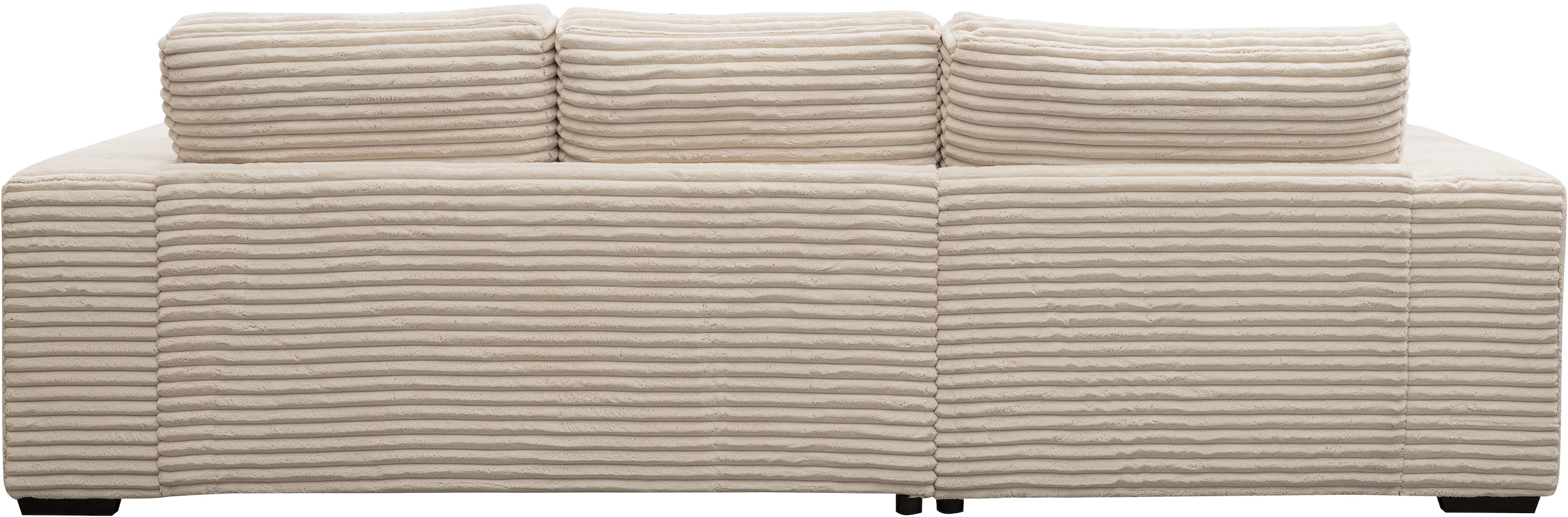 WERK2 Ecksofa »Eden modern und zeitlos, geschmackvolles Sofa, Breite 286cm, L-Form«, Design Ecksofa in Cord mit besonders weichem Sitzkomfort