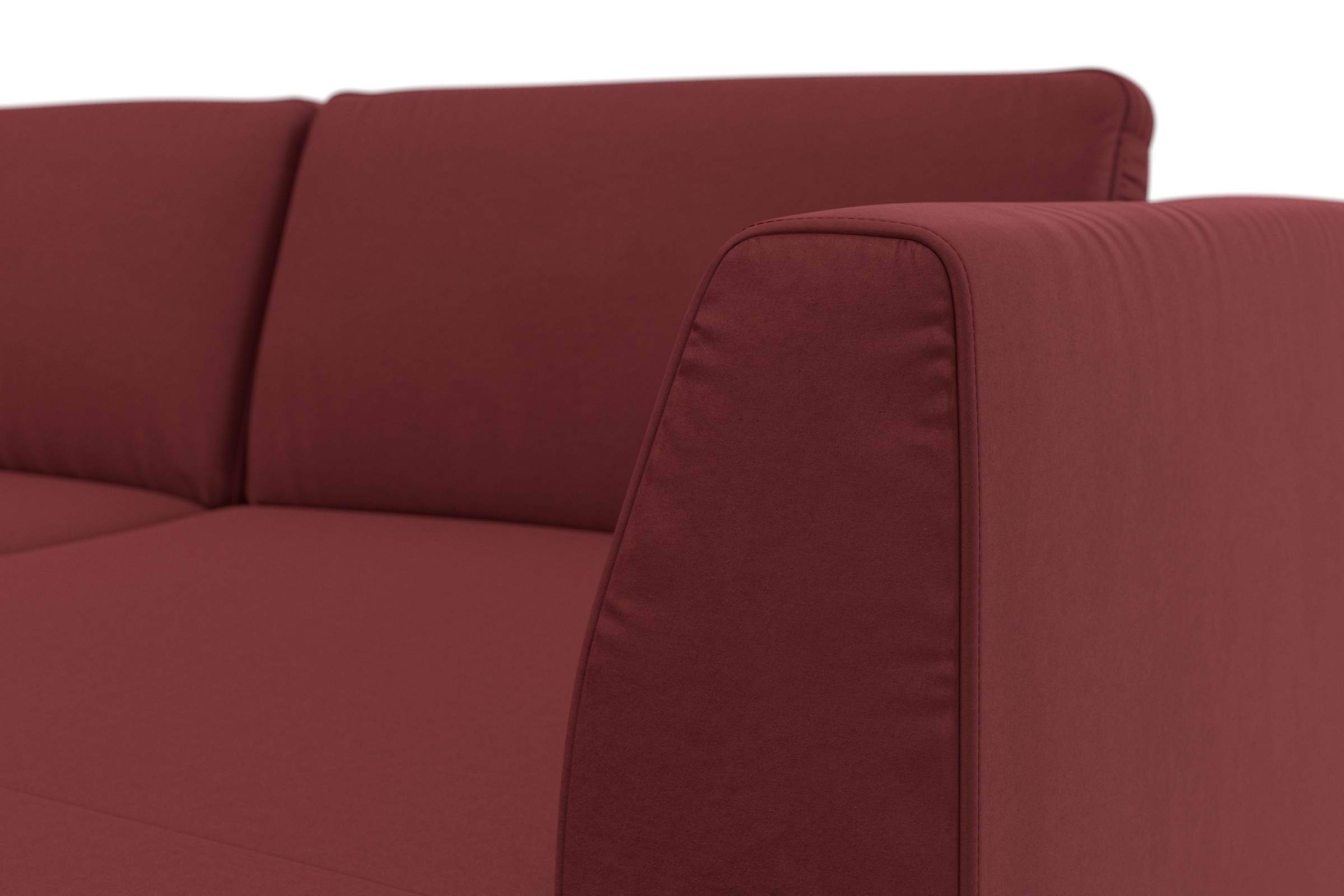 sit&more Wohnlandschaft »Olsen U-Form«, inklusive Sitztiefenverstellung, wahlweise mit Bettfunktion, 15cm hoch