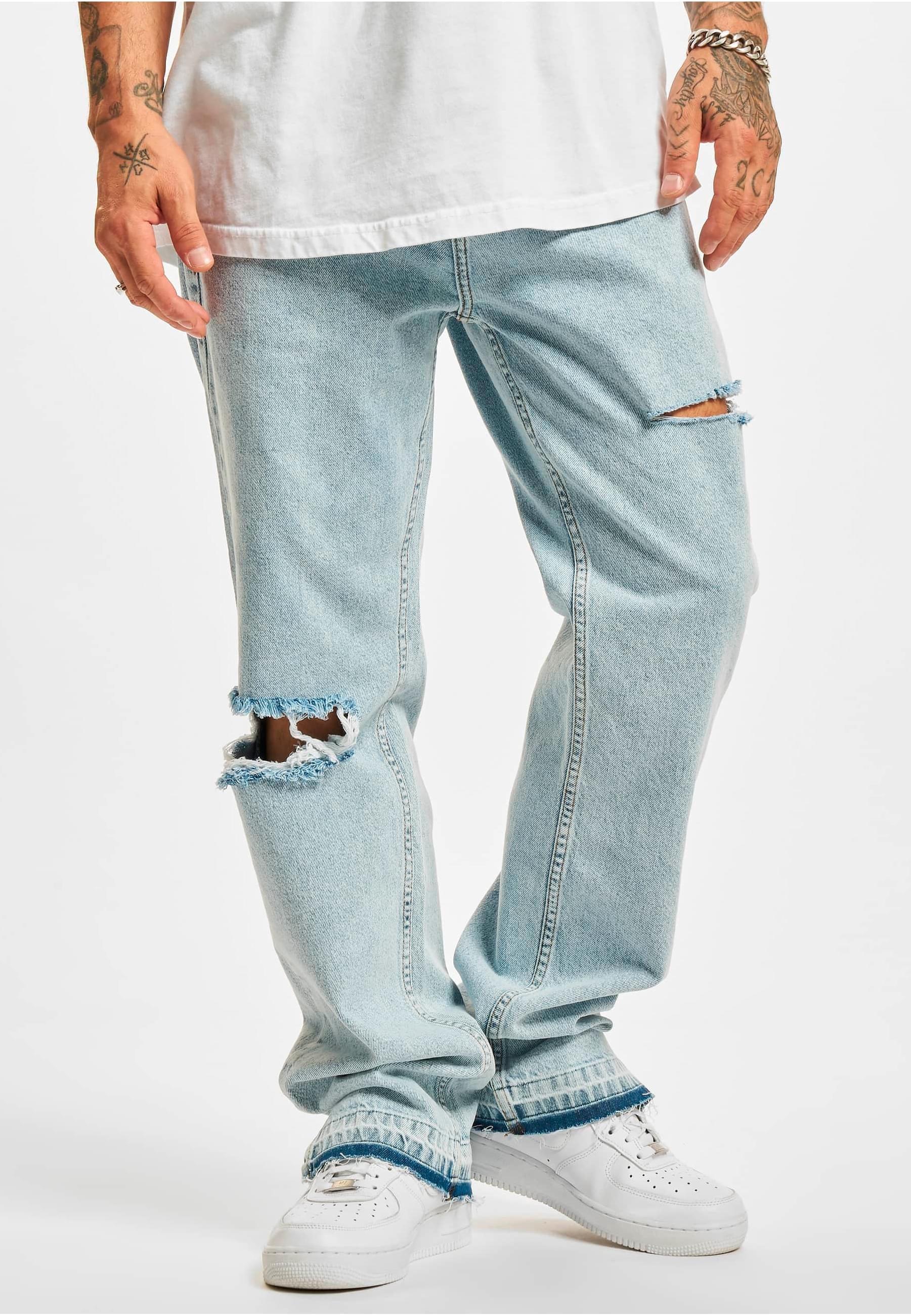 2Y Studios Bequeme Jeans »2Y Studios Herren 2Y Destroyed Straihgt Fit Jeans«, (1 tlg.)