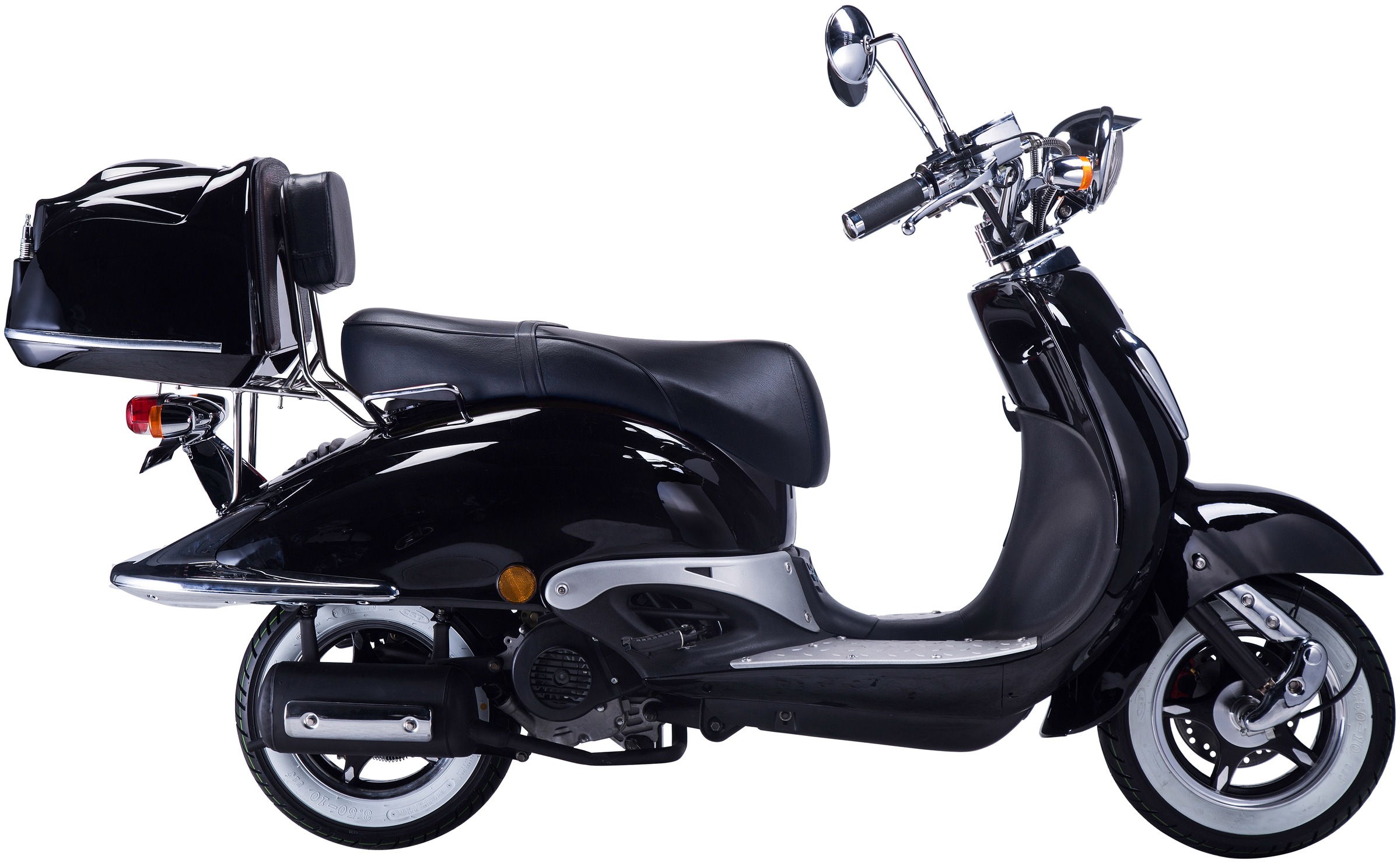 GT UNION Motorroller »Strada 125« 124,6 cm³ 85 km/h Euro 5+ 8,5 Set, mit Topcase,  Luftgekühlter Motor