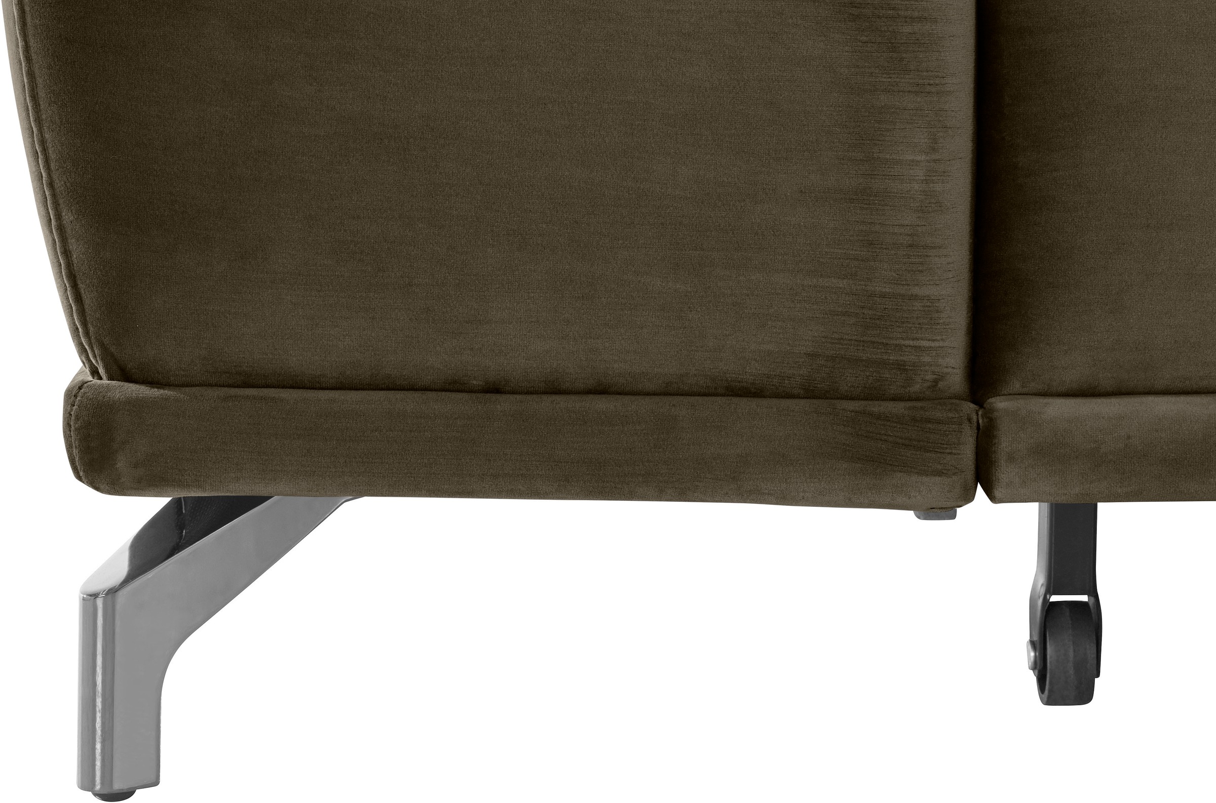 Places of Style Ecksofa Costello, mit Sitztiefenverstellung und Armlehnfunktion, incl. 3 Nierenkissen