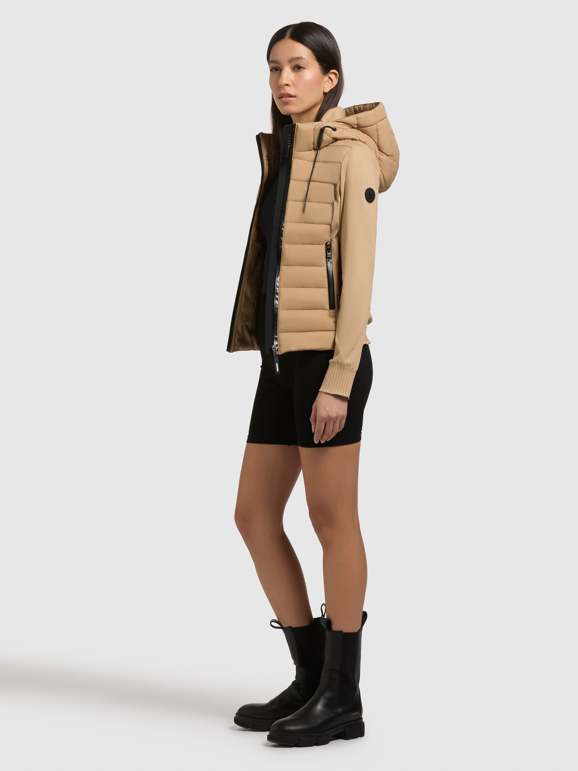 khujo Steppjacke »TIHA«, mit Kapuze