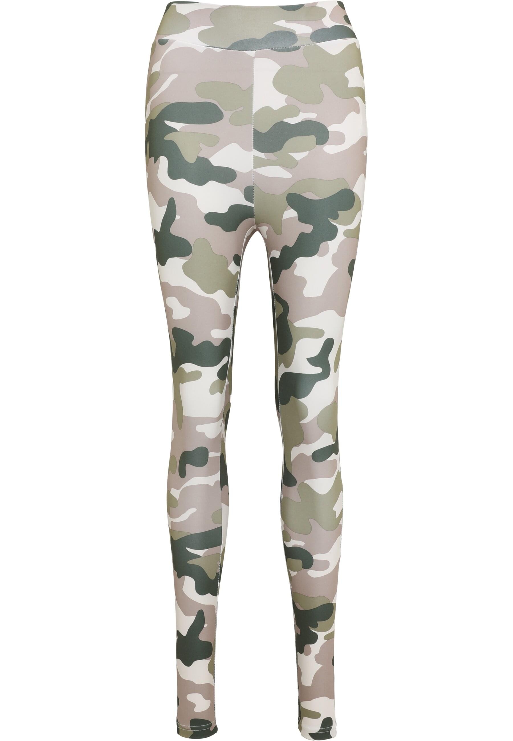 URBAN CLASSICS Leggings »Urban Classics Damen Ladies High Waist Camo Tech Leggings«, (1 tlg.)