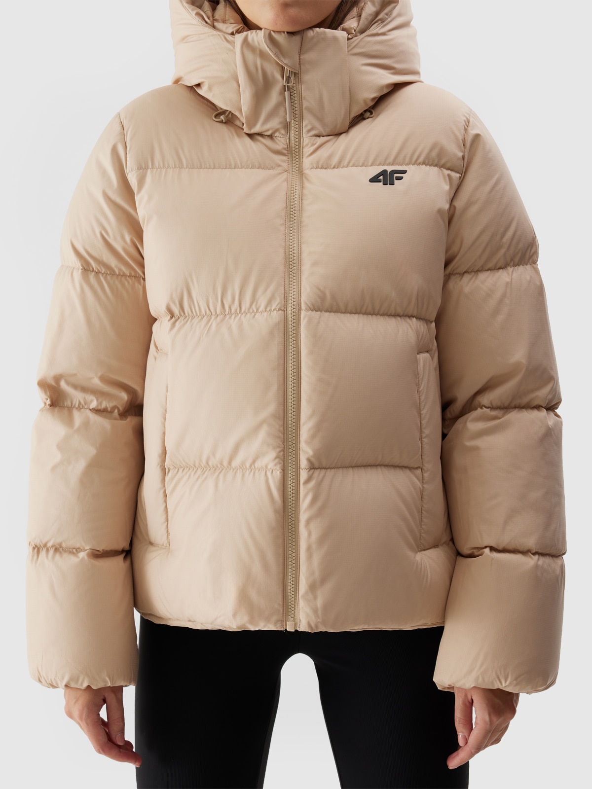 4F Daunenjacke mit Kapuze Wasserdicht,Winterjacke Damen günstig online kaufen