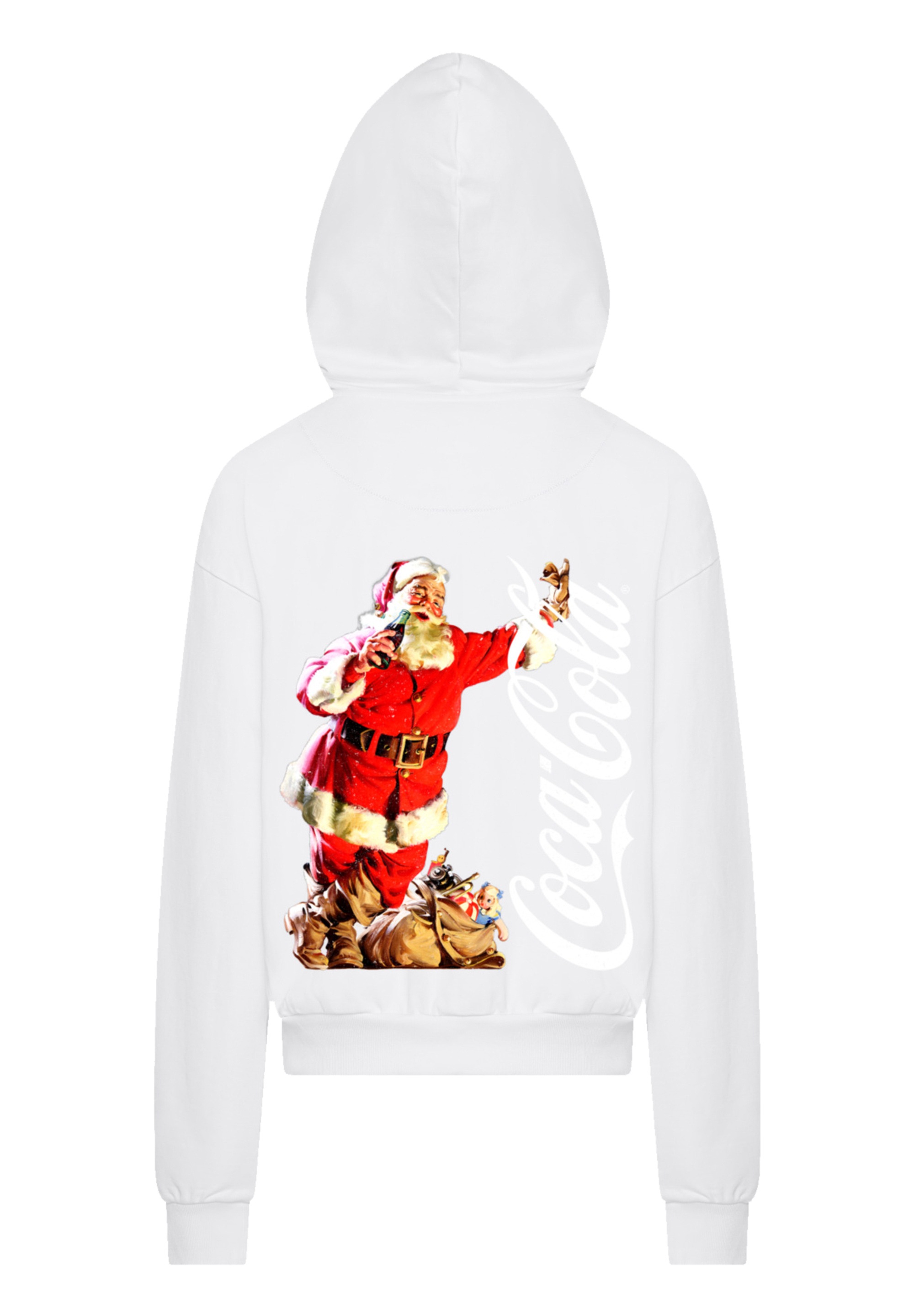 Thumbnail - F4NT4STIC Kapuzenpullover "Coca Cola Leaning Santa" Premium Qualität