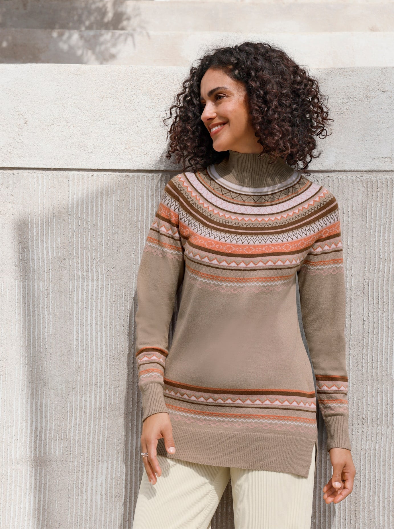 Inspirationen Jacquardpullover "Jacquard-Pullover"
