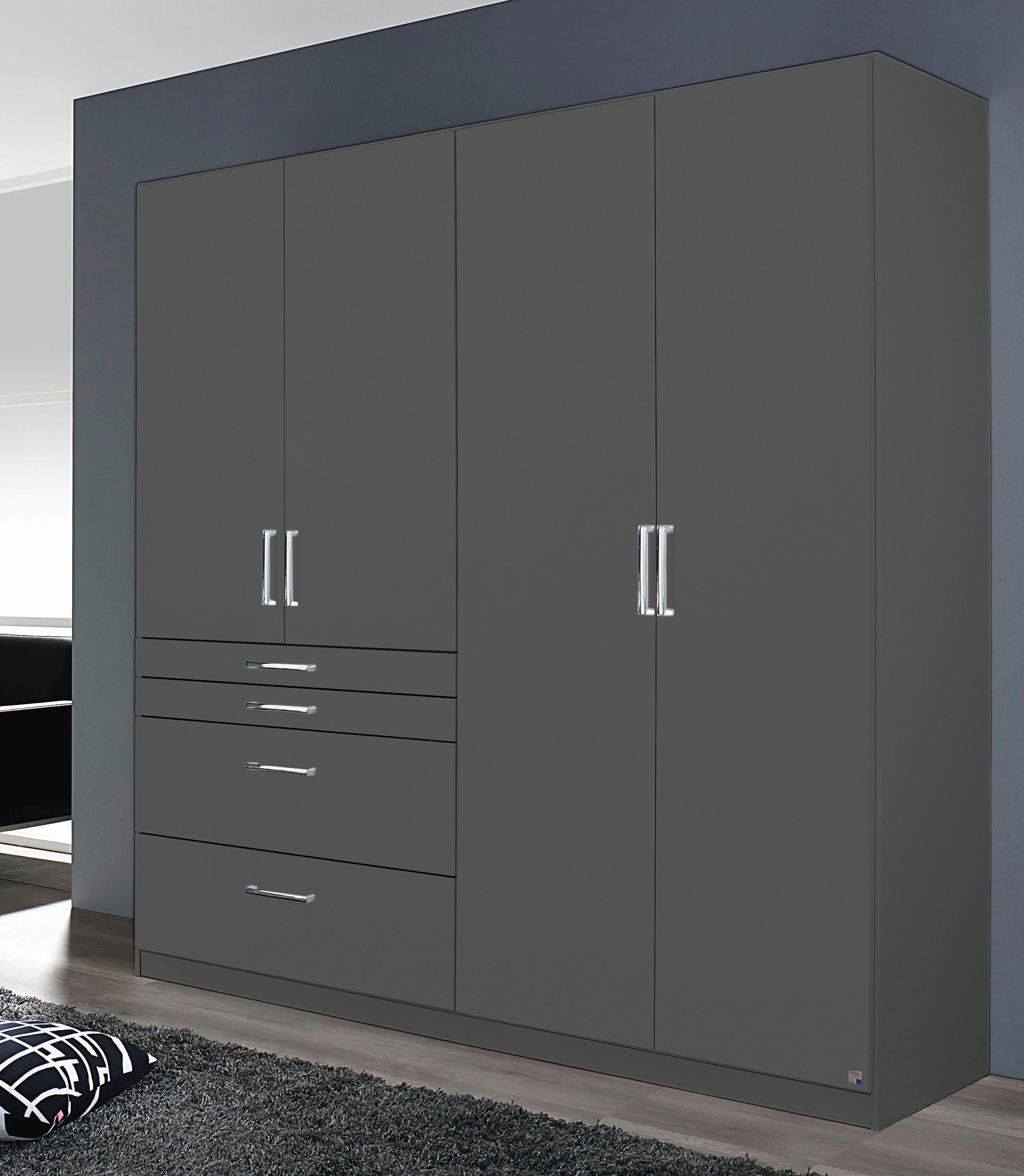 rauch Kleiderschrank "Harburg Drehtürenschrank Schlafzimmerschrank mit viel Stauraum" oberste Schublade mit praktischer Facheinteilung MADE IN GERMANY