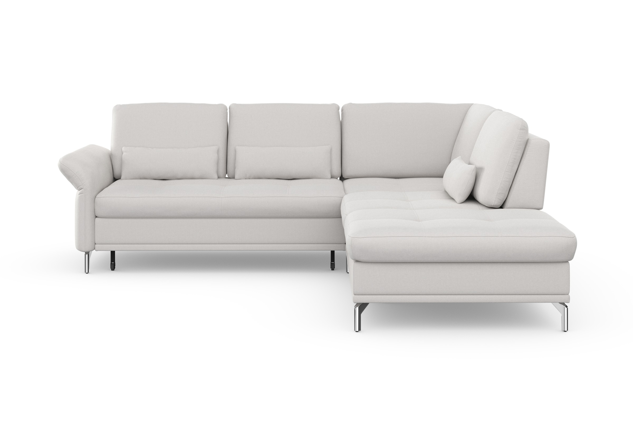 Home affaire Ecksofa "Palm Beach L-Form" Federkern, mit Sitztiefenverstellu günstig online kaufen