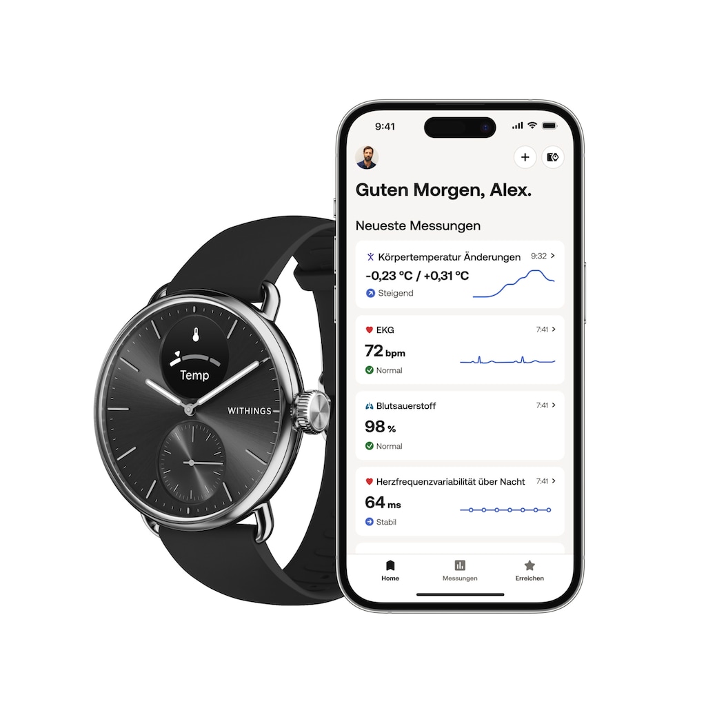 Withings Smartwatch »ScanWatch 2 (38 mm)«
