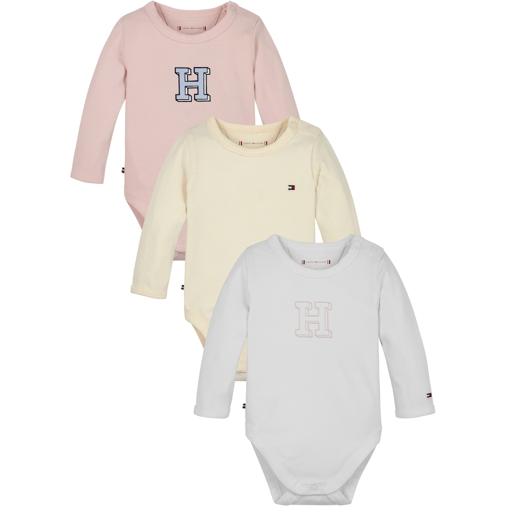 Tommy Hilfiger Neugeborenen-Geschenkset »BABY 3 PACK GIFTBOX«, (Set, 3er), mit Logo-Stickerei