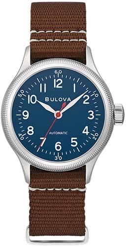 Bulova Mechanische Uhr »96A282«, Armbanduhr, Herrenuhr, Damenuhr, Automatik, Nylonarmband
