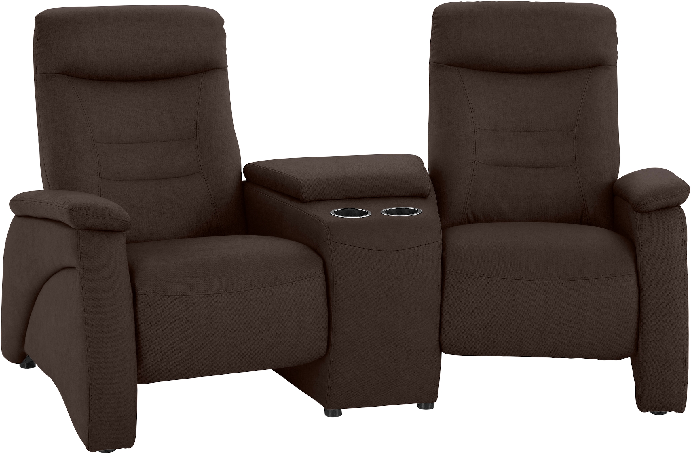 exxpo - sofa fashion 2,5-Sitzer »Ascoli, Kinosofa mit hohem Sitzkomfort, bequeme Armlehnen«, inkl. Relaxfunktion, mit Ablage und Staufach, hohe Rückenlehne
