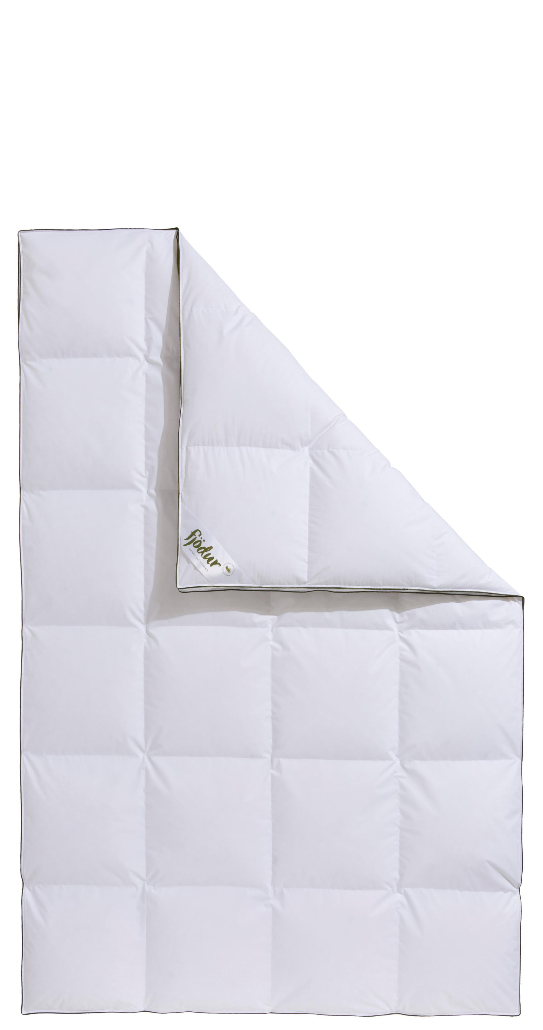 fjödur 1100000002199 "Felix" extrawarm Füllung 90% Daunen, 10%Federn 1 Stk. tlg. Bettdecke in 135x200 cm und weiteren Größen, für Sommer oder Winter