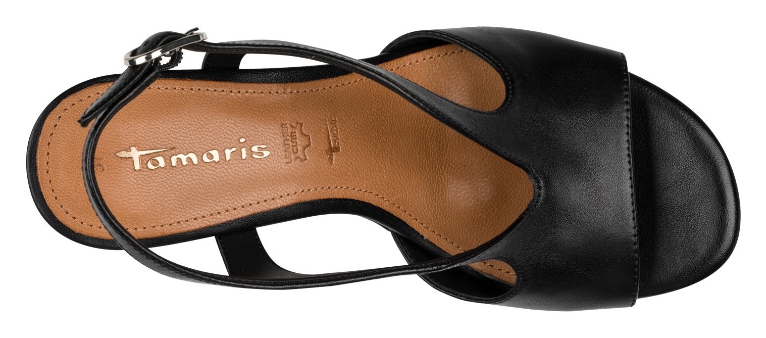 Tamaris Sandalette  Partyschuh, Businessschuh mit raffinierter Absatzgestaltung