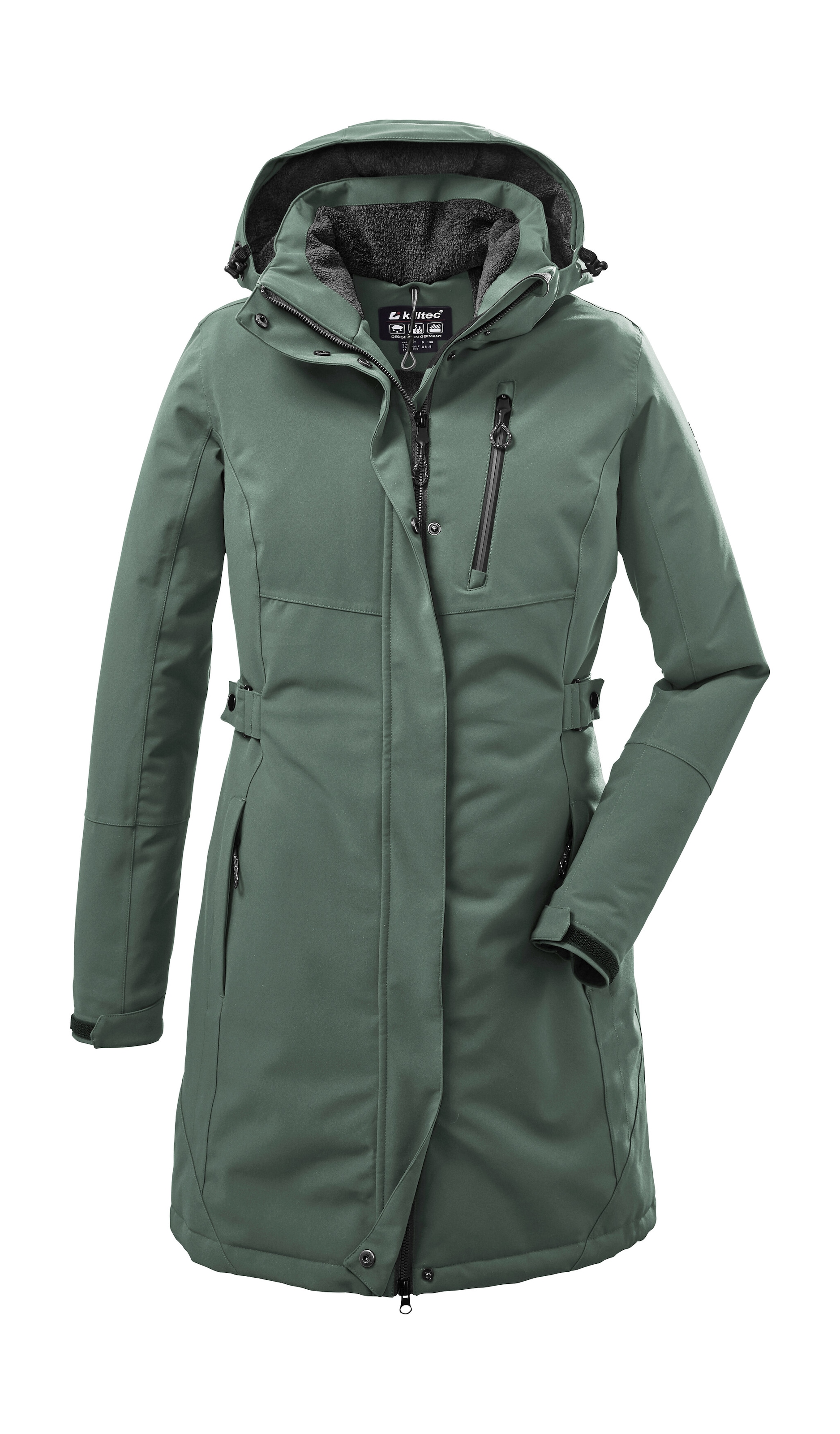 Killtec Parka "KOW 165 WMN PRK", Wasser- und winddichter Parka mit Teddyfle günstig online kaufen